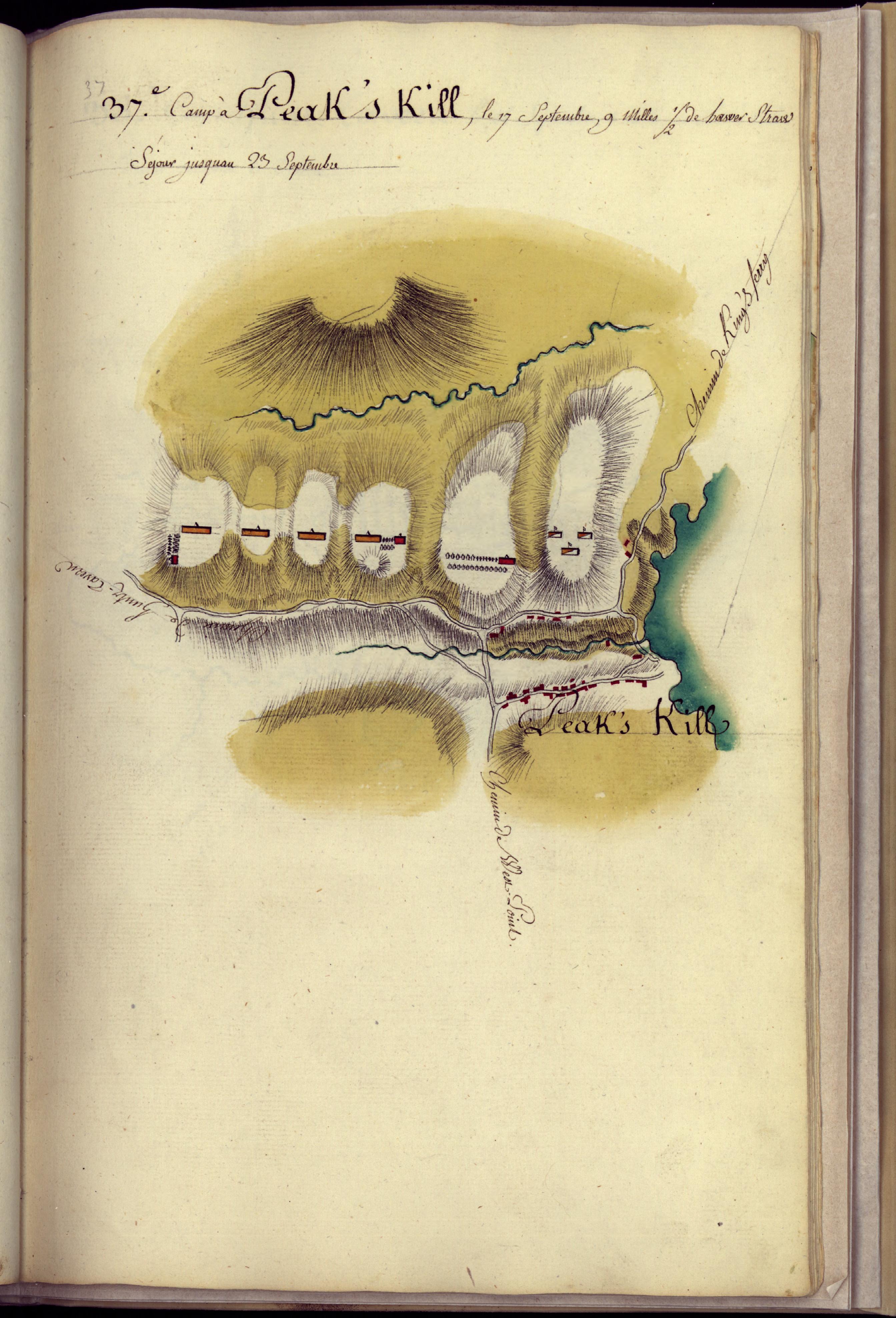 This old map of United States was created by Baptiste-Donatien De Vimeur in 1782