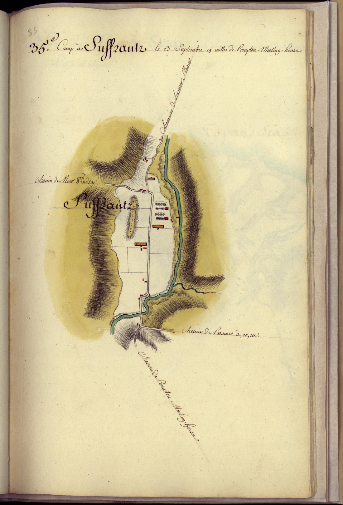 This old map of United States was created by Baptiste-Donatien De Vimeur in 1782