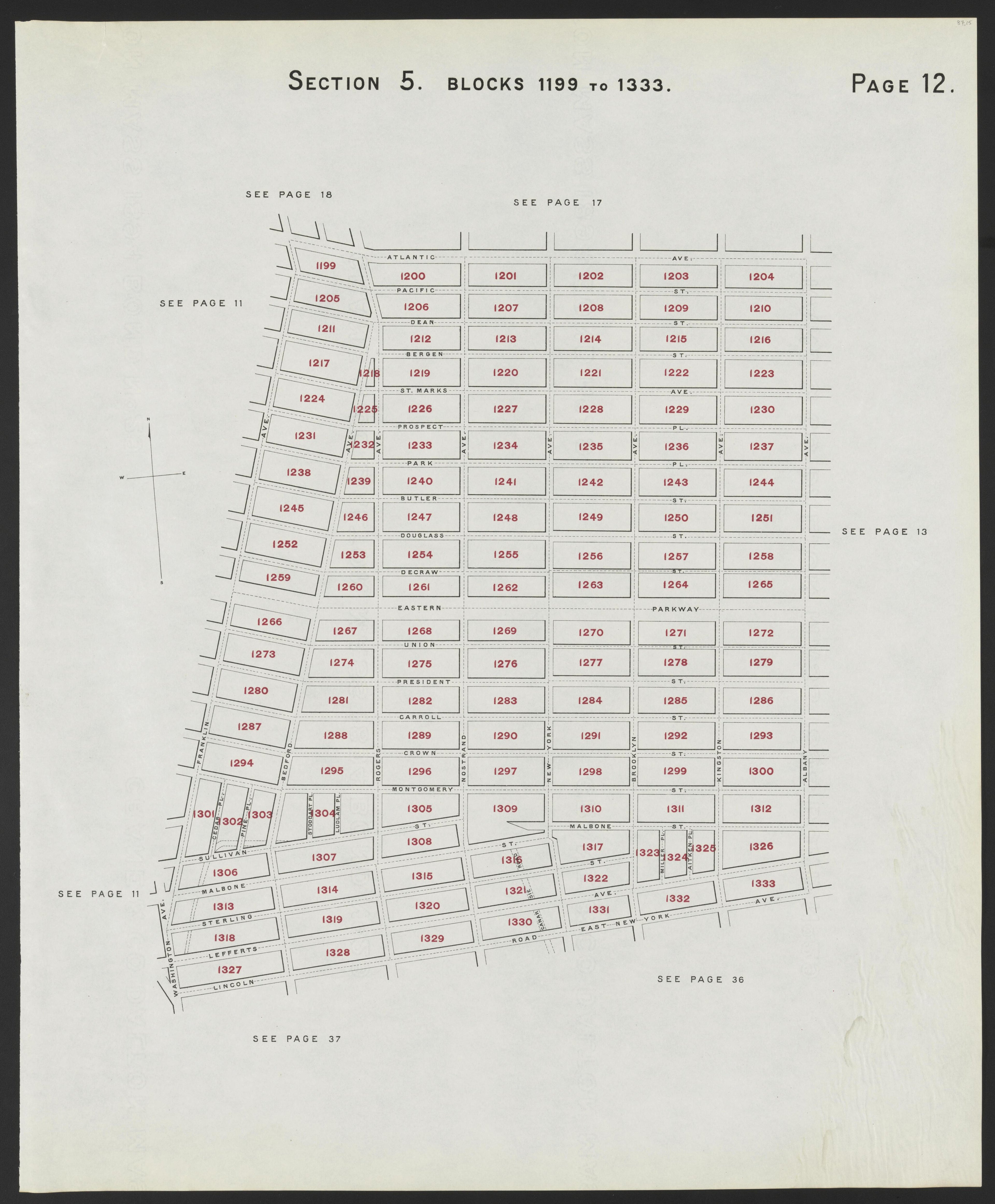 Image 15 of the Land Map of the County of Kings, State of New York from the Land Map of the County of Kings, State of New York : Volumes 1 & 2 1894 by Relic Map Company