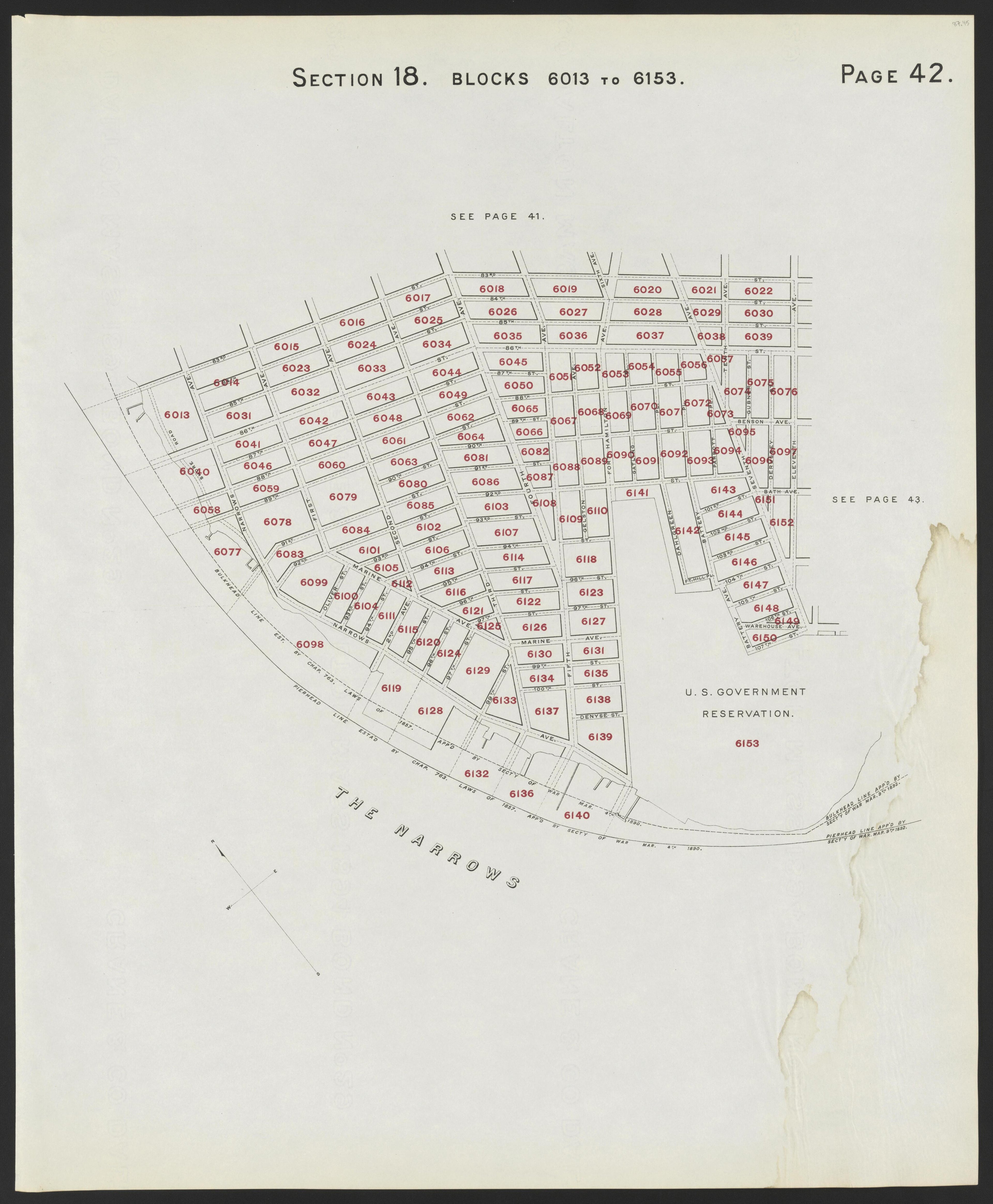 Image 45 of the Land Map of the County of Kings, State of New York from the Land Map of the County of Kings, State of New York : Volumes 1 & 2 1894 by Relic Map Company