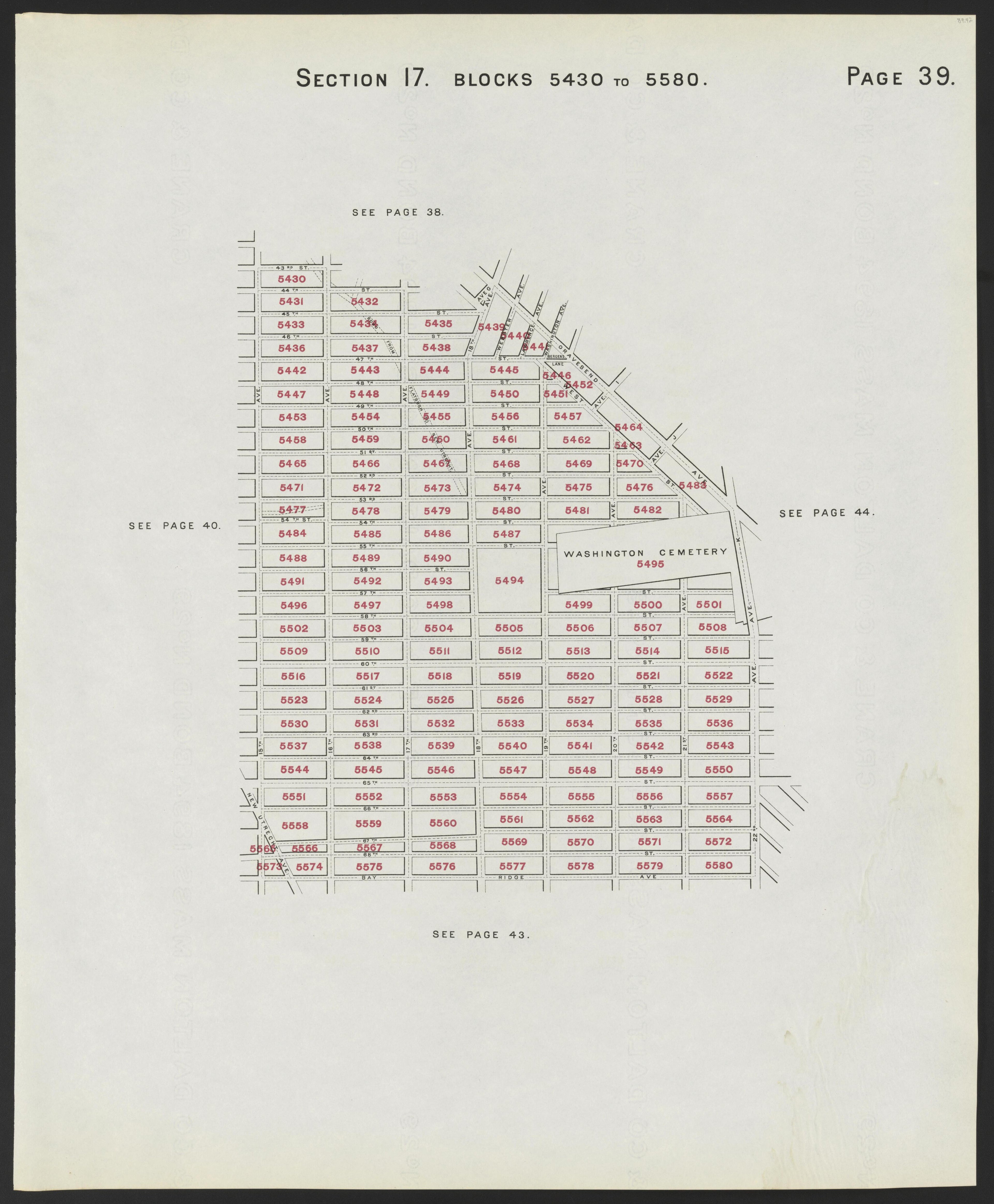 Image 42 of the Land Map of the County of Kings, State of New York from the Land Map of the County of Kings, State of New York : Volumes 1 & 2 1894 by Relic Map Company