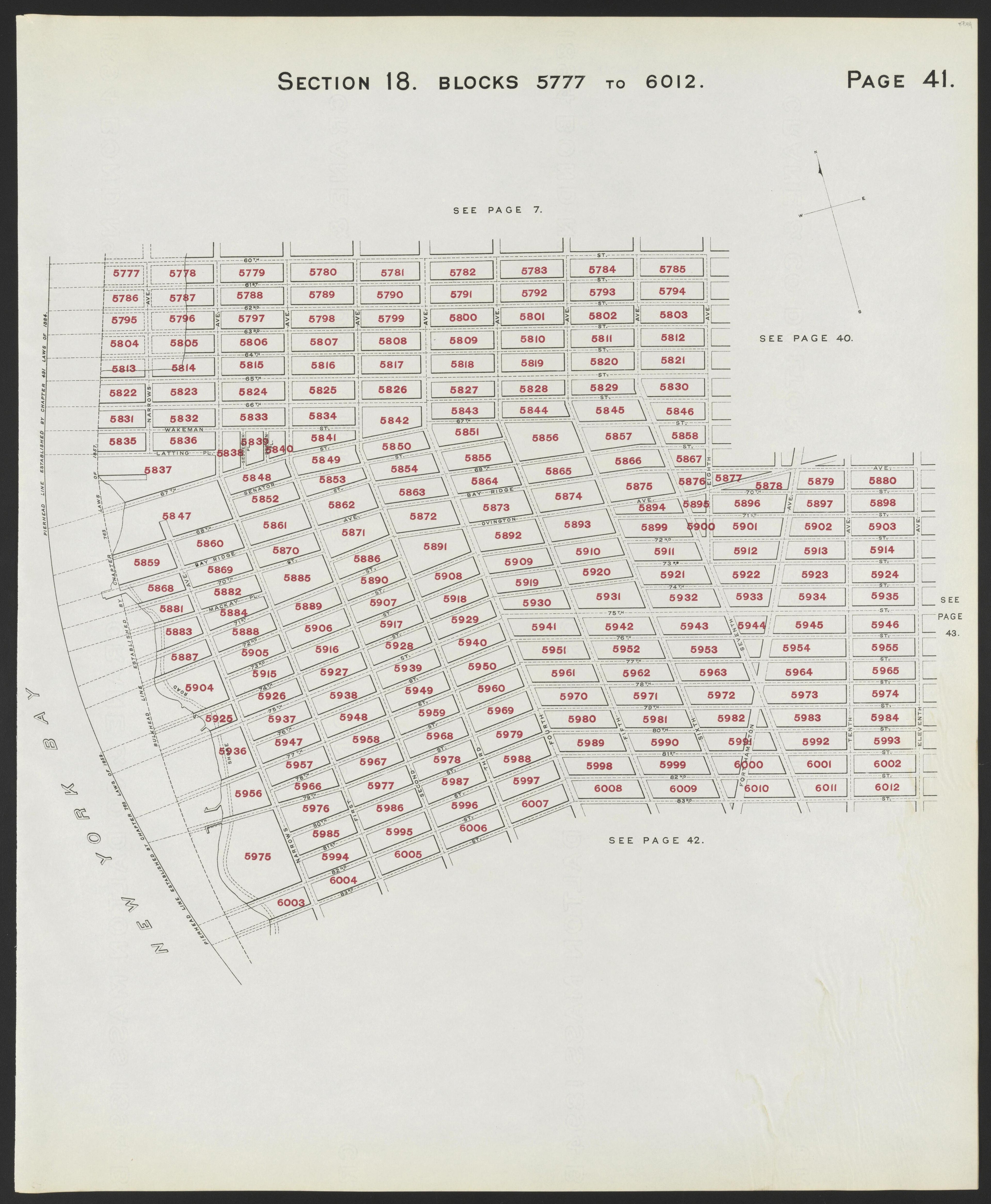 Image 44 of the Land Map of the County of Kings, State of New York from the Land Map of the County of Kings, State of New York : Volumes 1 & 2 1894 by Relic Map Company