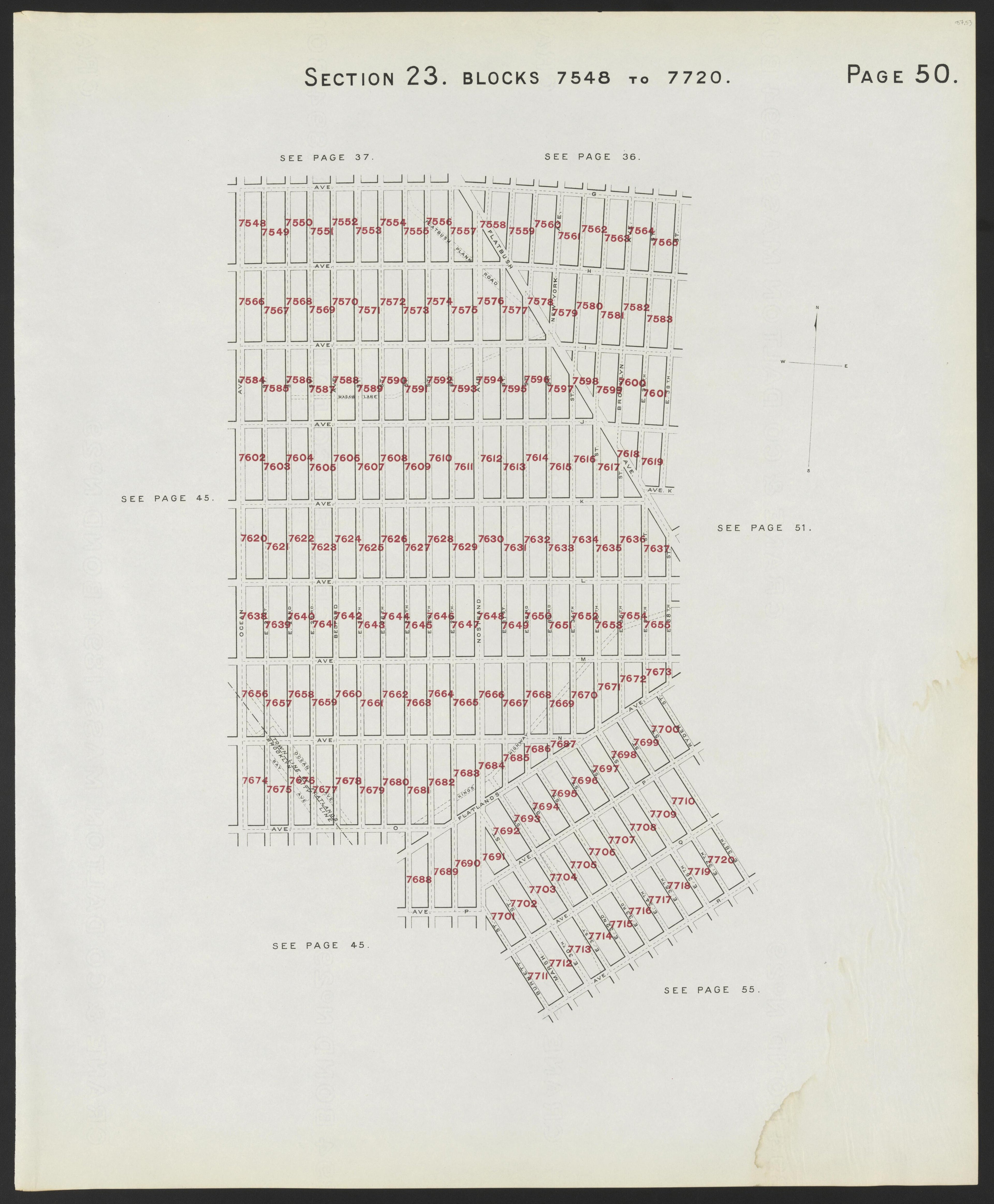 Image 53 of the Land Map of the County of Kings, State of New York from the Land Map of the County of Kings, State of New York : Volumes 1 & 2 1894 by Relic Map Company