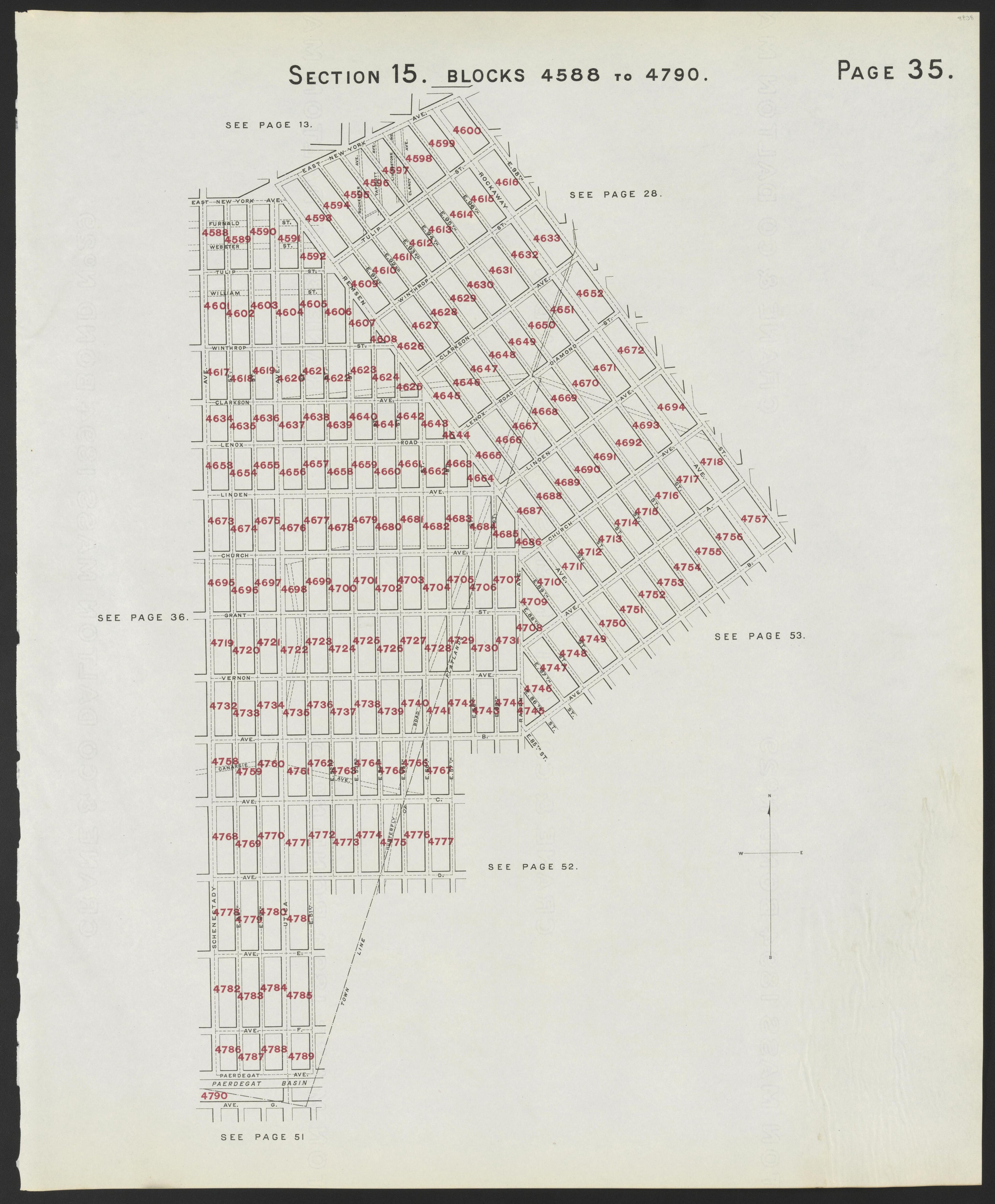 Image 38 of the Land Map of the County of Kings, State of New York from the Land Map of the County of Kings, State of New York : Volumes 1 & 2 1894 by Relic Map Company