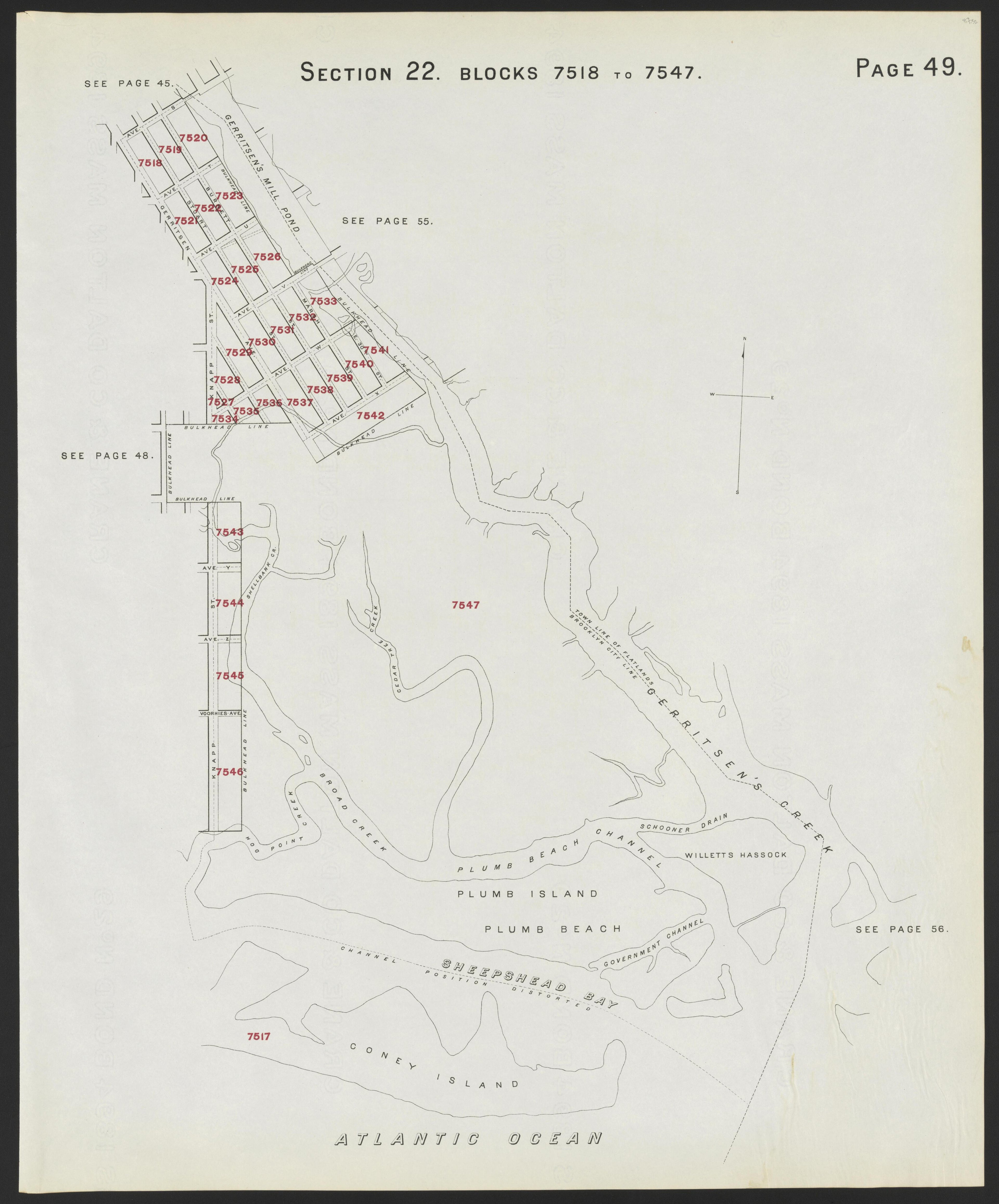 Image 52 of the Land Map of the County of Kings, State of New York from the Land Map of the County of Kings, State of New York : Volumes 1 & 2 1894 by Relic Map Company