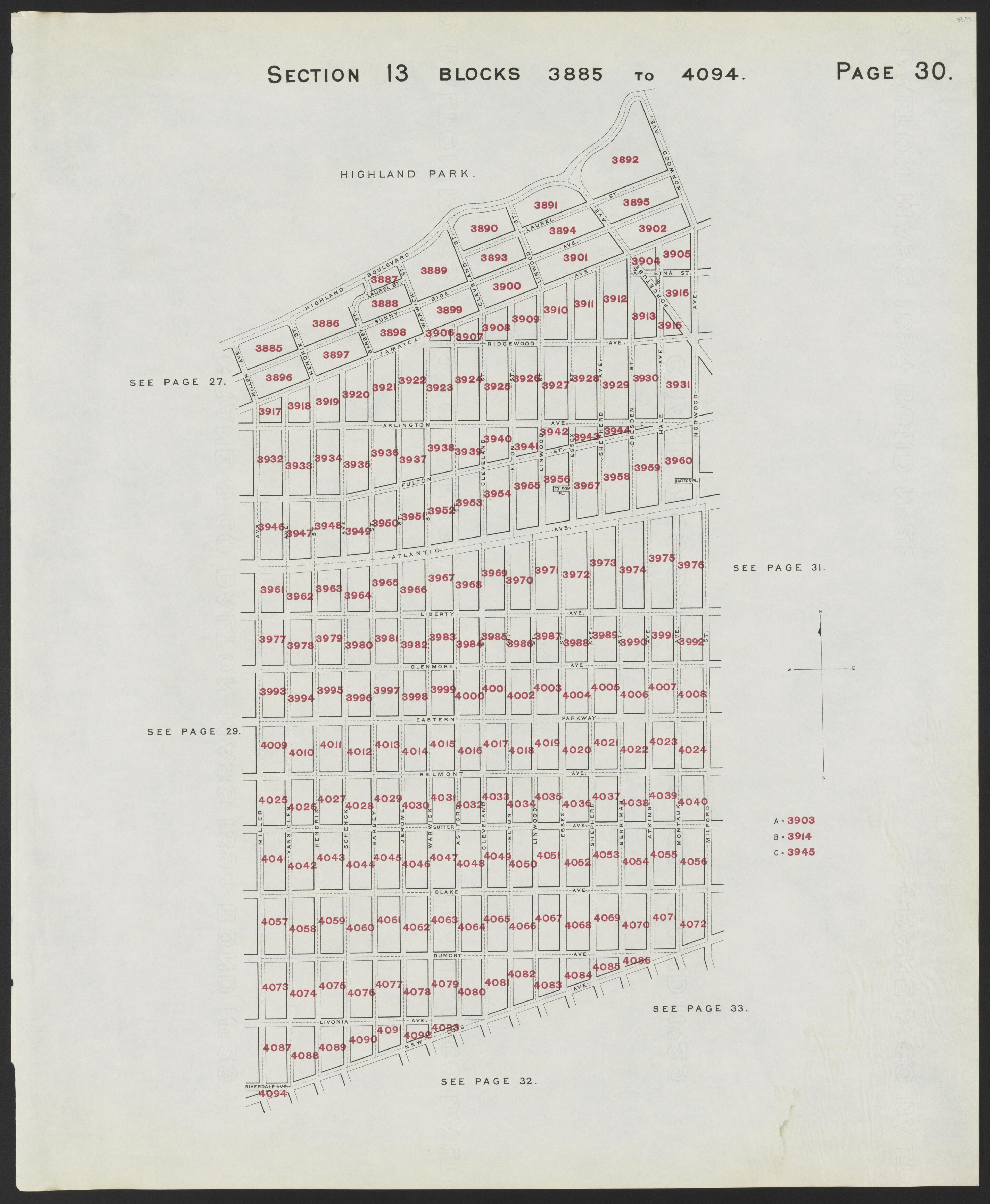 Image 33 of the Land Map of the County of Kings, State of New York from the Land Map of the County of Kings, State of New York : Volumes 1 & 2 1894 by Relic Map Company