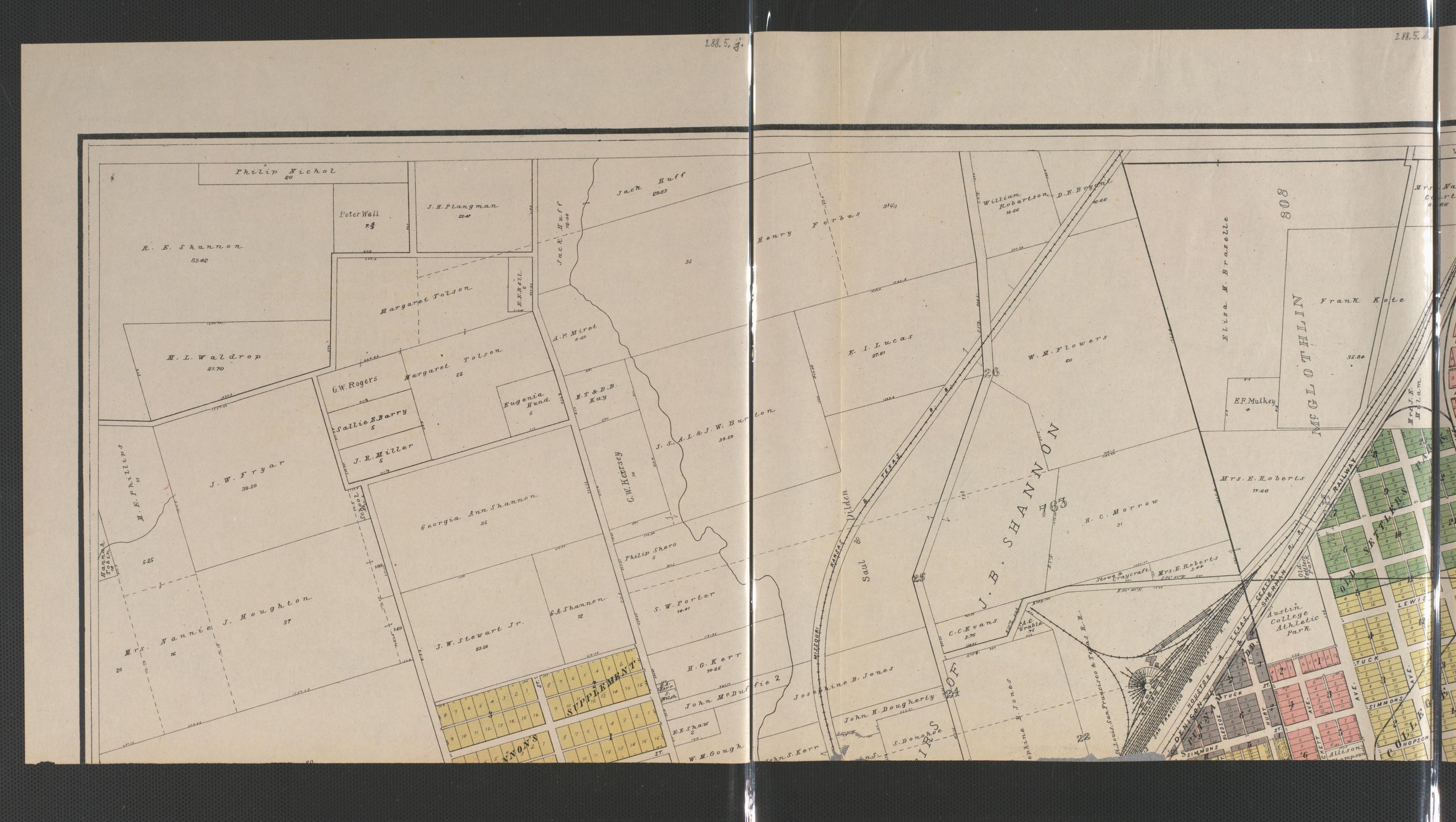 Image 15 of Twentieth Century Plat Book of Grayson County, Texas from Twentieth Century Plat Book of Grayson County, Texas, Containing Maps of Cities, Villages and Voting Precincts of the County and the State, United States and World 1908 by Relic Map Company