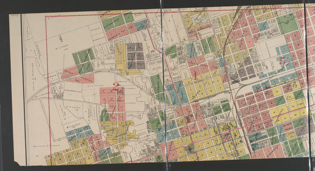 This old map of Grayson County, Texas, was created by Jackson Map Company in 1908
