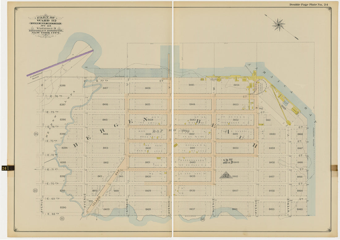 This old map of Brooklyn, New York, New York (State), was created by Balliet & Volk|Hyde & Company|Ullitz, Hugo in 1899
