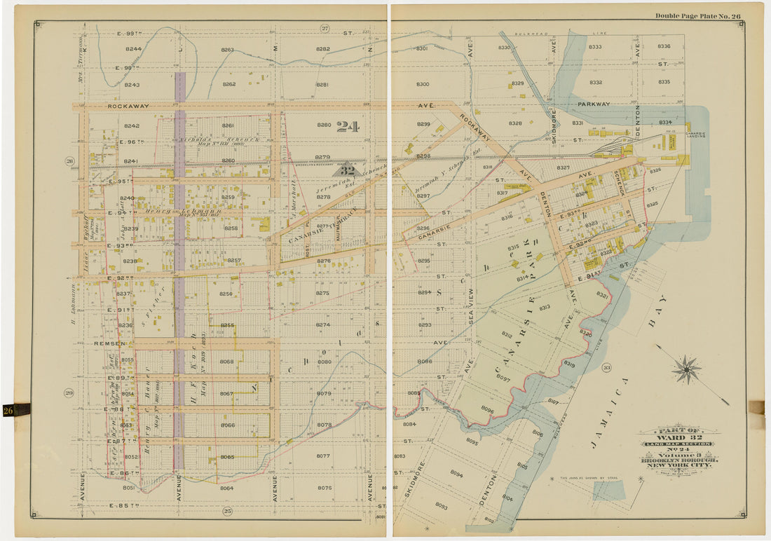 This old map of Brooklyn, New York, New York (State), was created by Balliet & Volk|Hyde & Company|Ullitz, Hugo in 1899