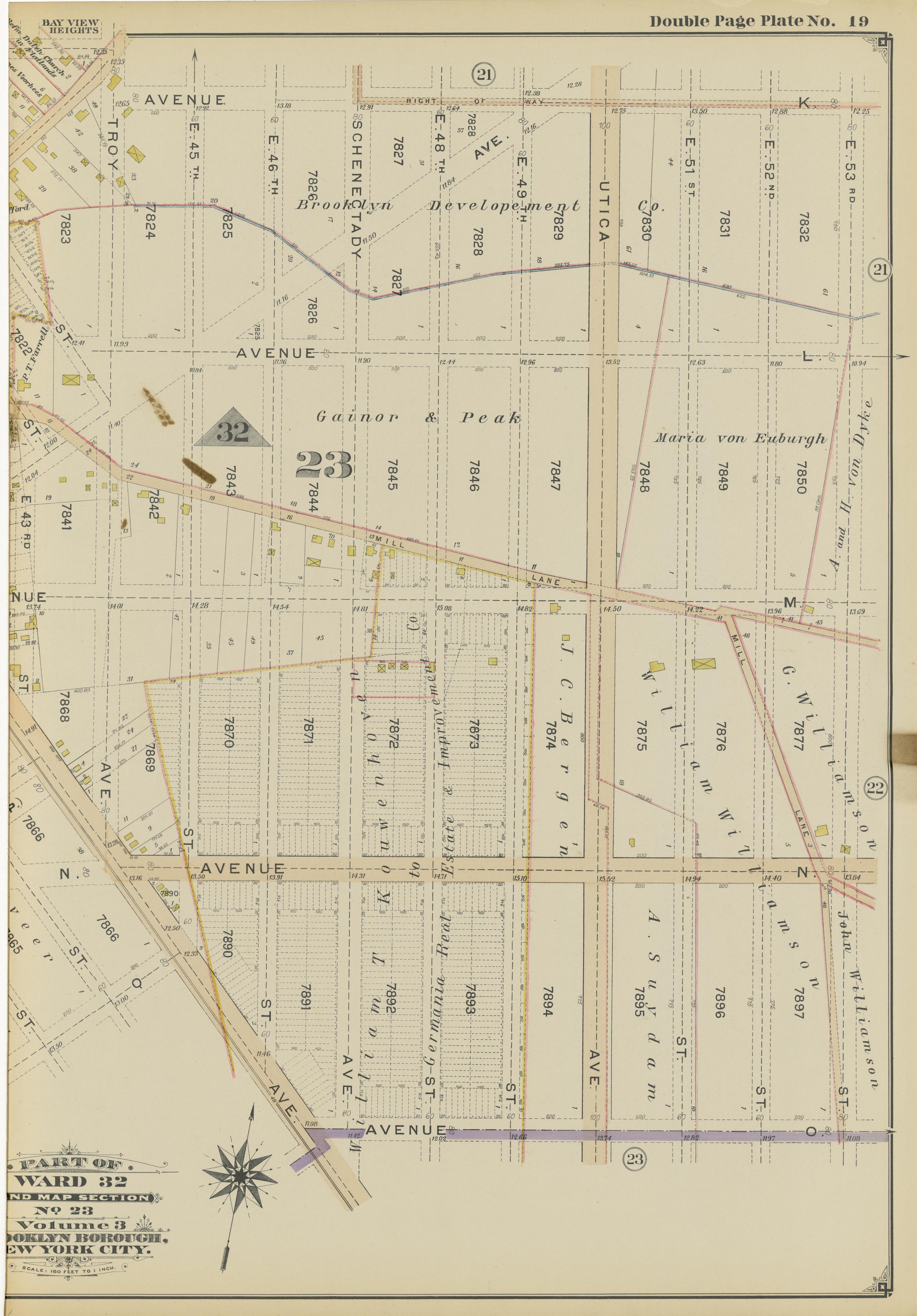 This old map of Brooklyn, New York, New York (State), was created by Balliet & Volk|Hyde & Company|Ullitz, Hugo in 1899