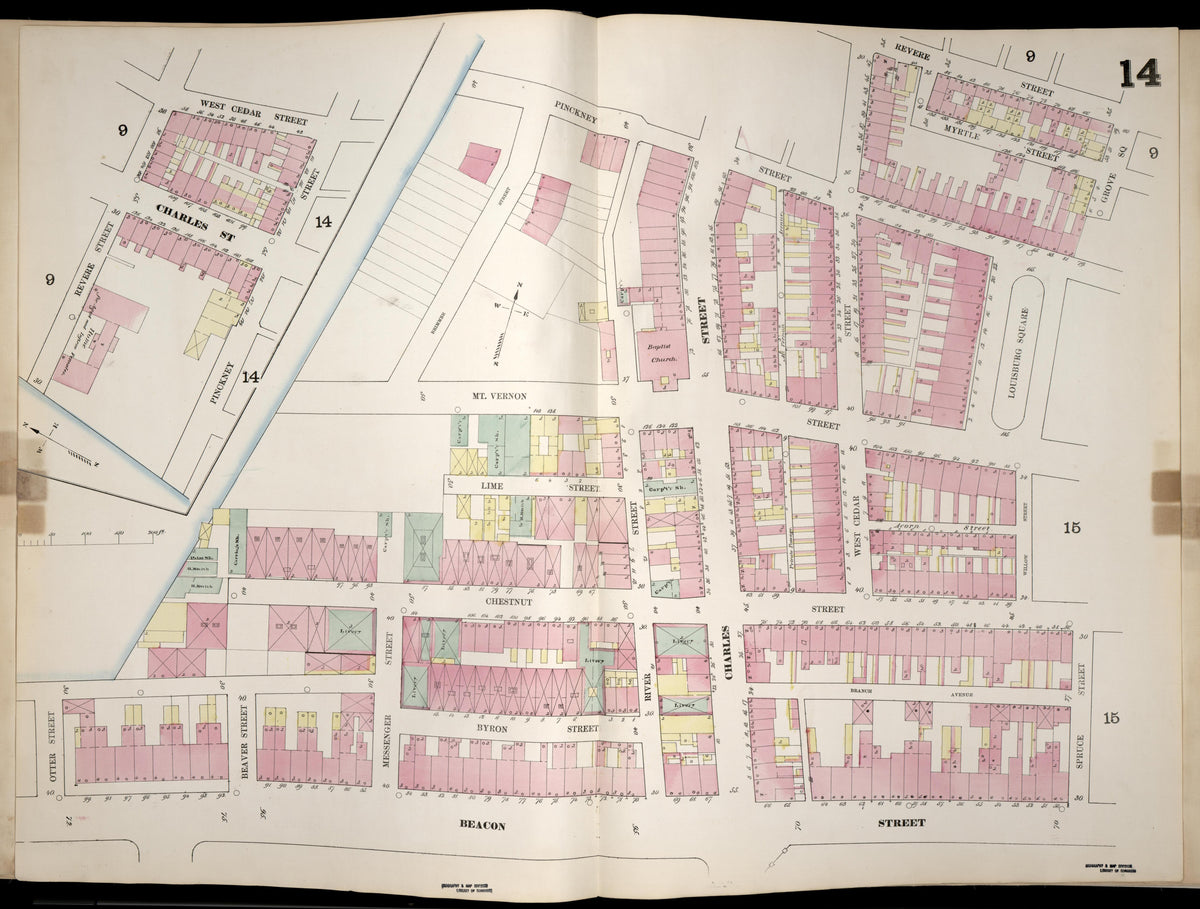 Image 15 of Boston from Insurance Map of Boston. Volume 1 1867 by Relic Map Company