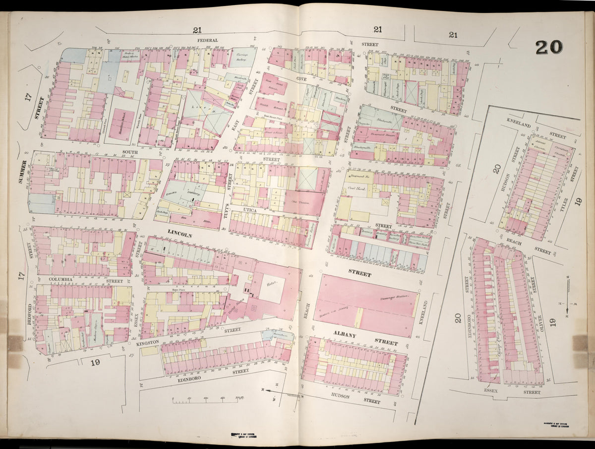 Image 21 of Boston from Insurance Map of Boston. Volume 1 1867 by Relic Map Company