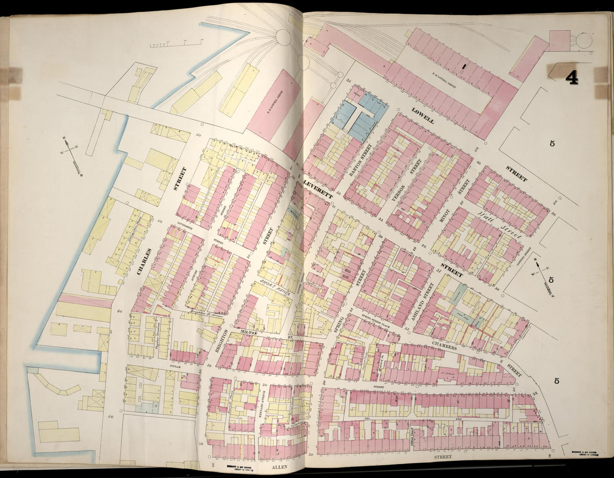 Image 5 of Boston from Insurance Map of Boston. Volume 1 1867 by Relic Map Company