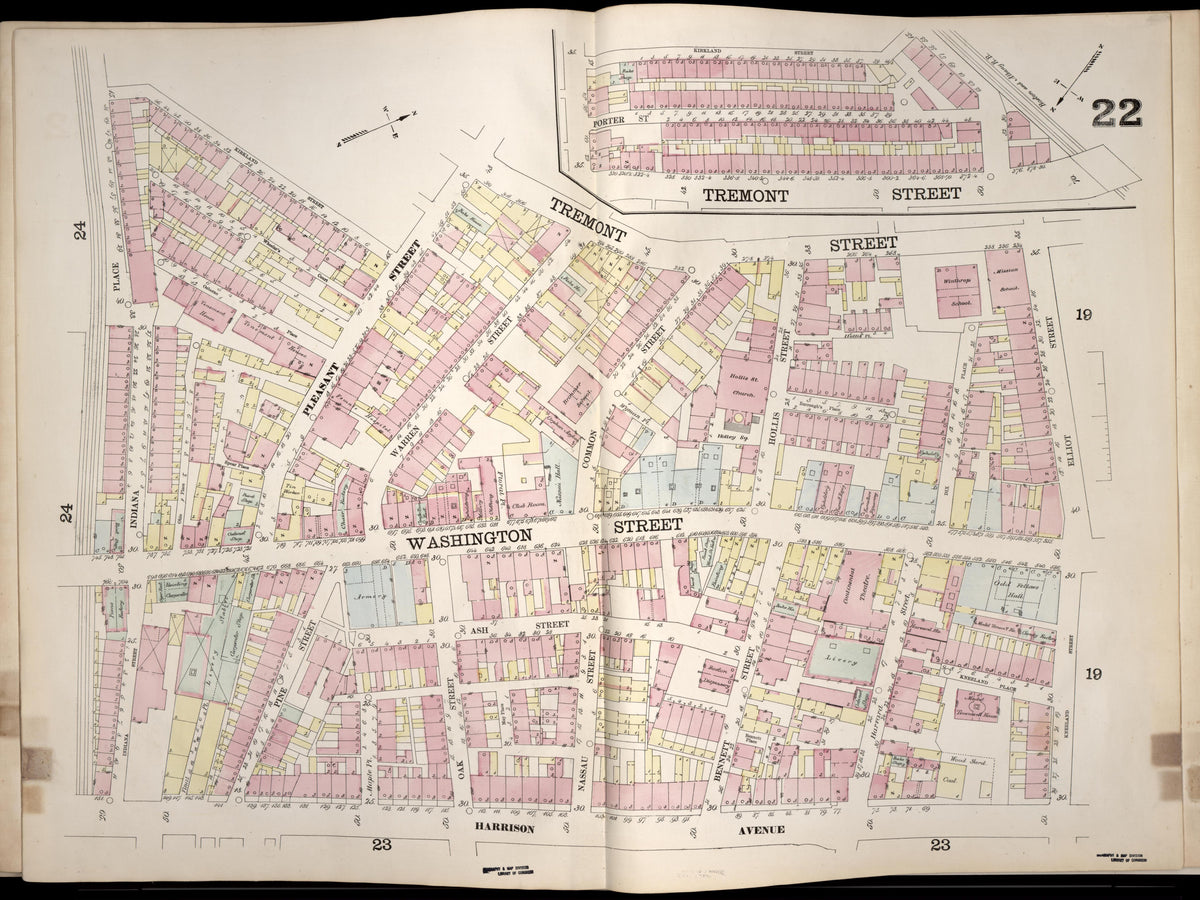 Image 23 of Boston from Insurance Map of Boston. Volume 1 1867 by Relic Map Company