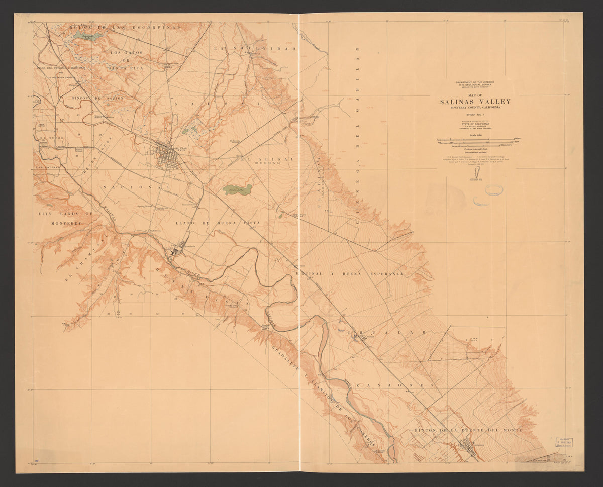 CA Drawer 107, Folder 08, Item 02 from Maps of California--regions Sa-Sacramento Valley 1920-1970-Sand 1800 by Relic Map Company