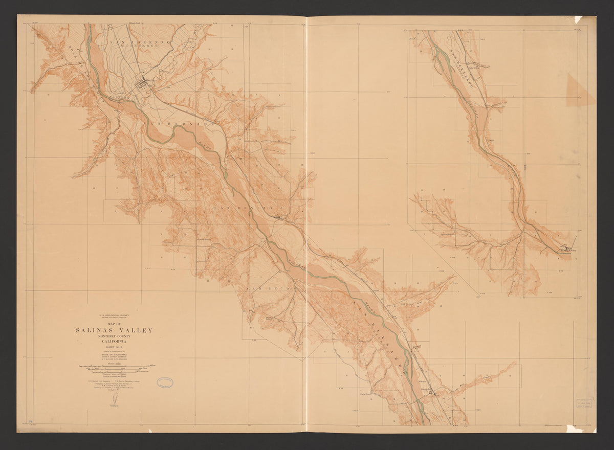 CA Drawer 107, Folder 08, Item 03 from Maps of California--regions Sa-Sacramento Valley 1920-1970-Sand 1800 by Relic Map Company