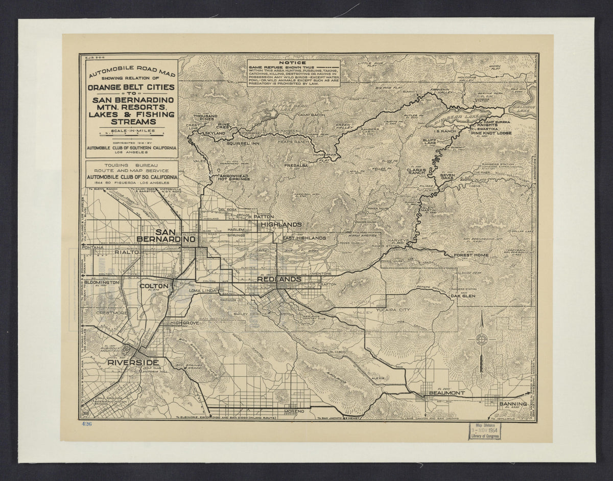 CA Drawer 107, Folder 21, Item 01 from Maps of California--regions Sa-Sacramento Valley 1920-1970-Sand 1800 by Relic Map Company