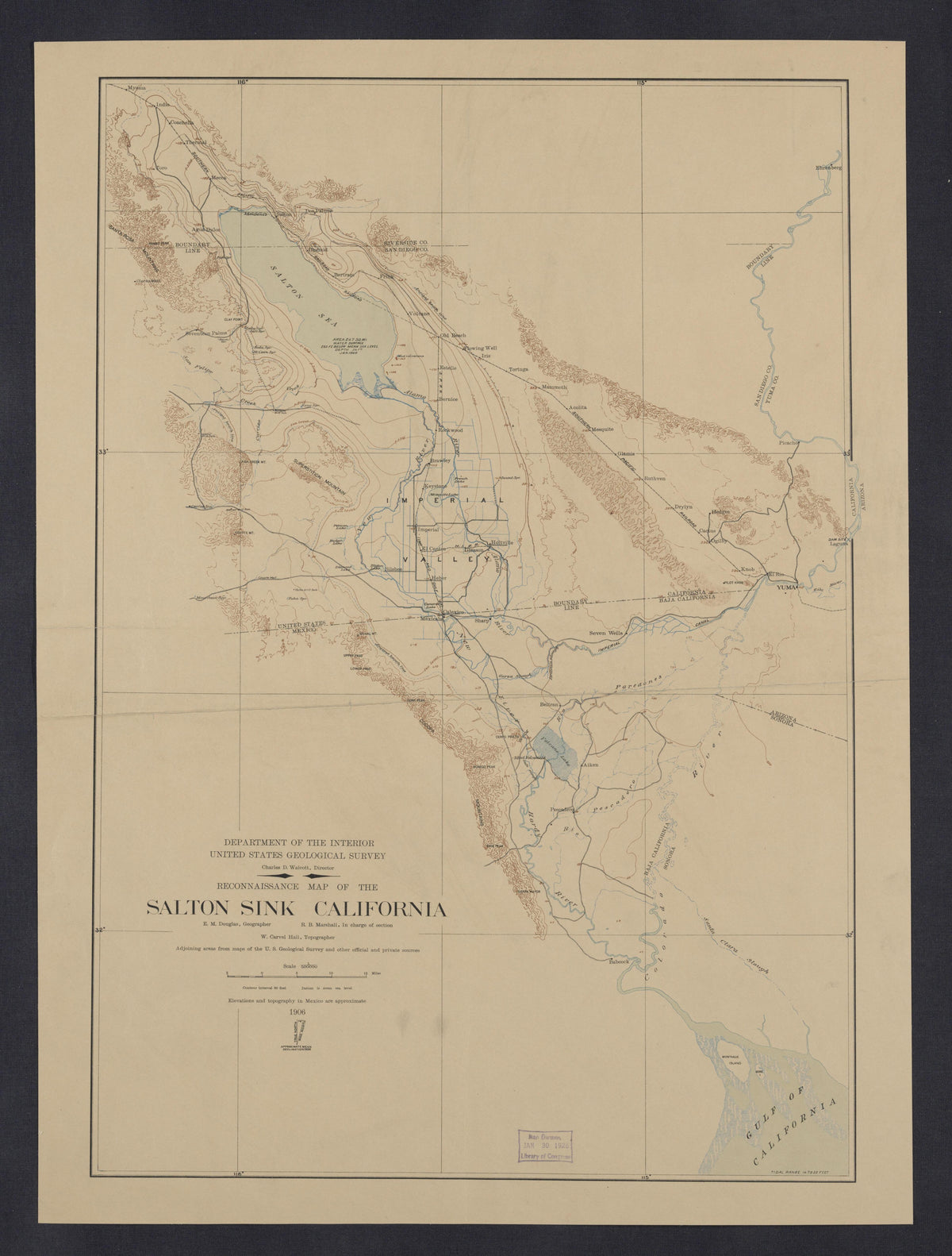 CA Drawer 107, Folder 11, Item 01 from Maps of California--regions Sa-Sacramento Valley 1920-1970-Sand 1800 by Relic Map Company