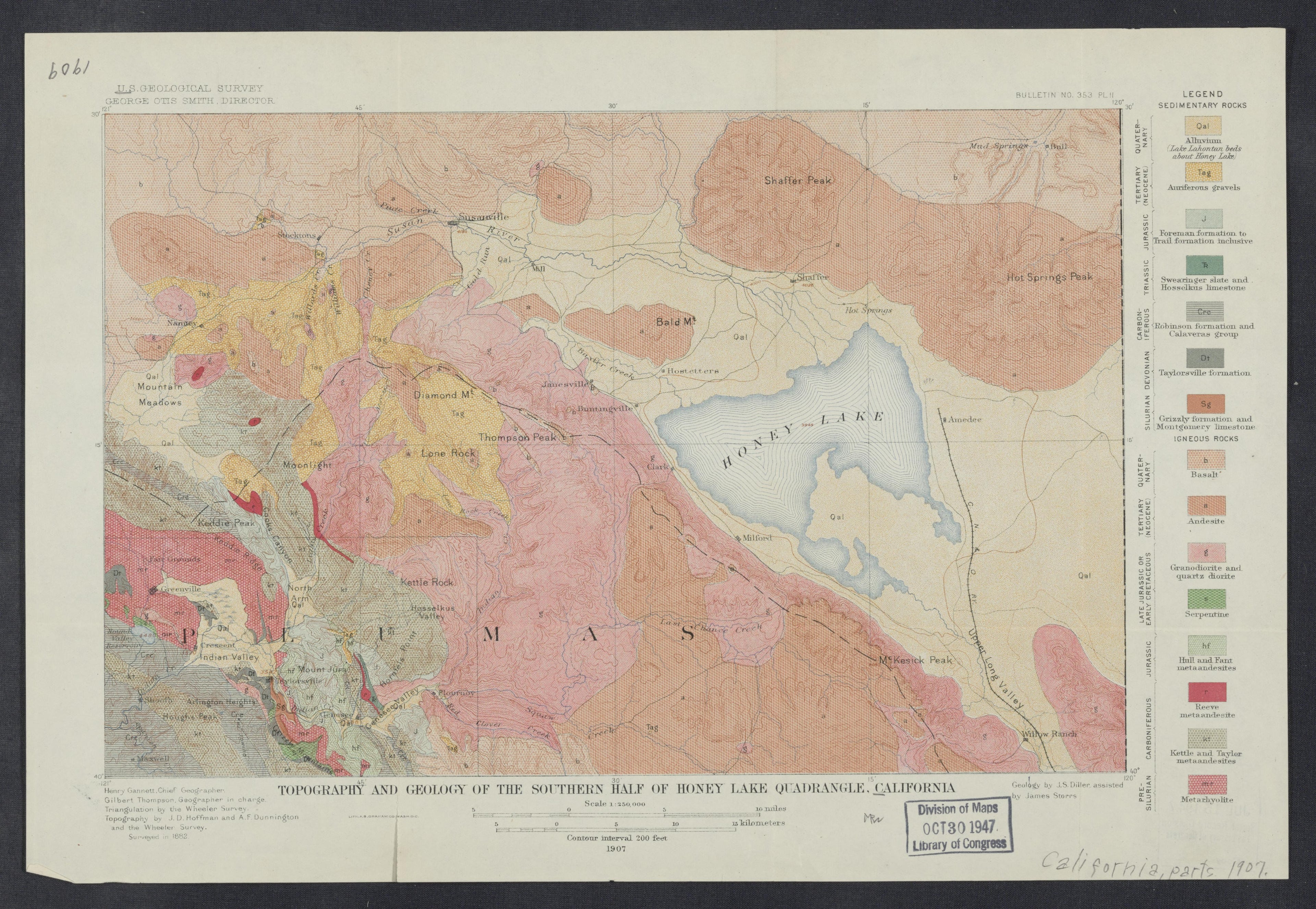 CA Drawer 99, Folder 32, Item 01 from Maps of California--regions E-H 1800 by Relic Map Company