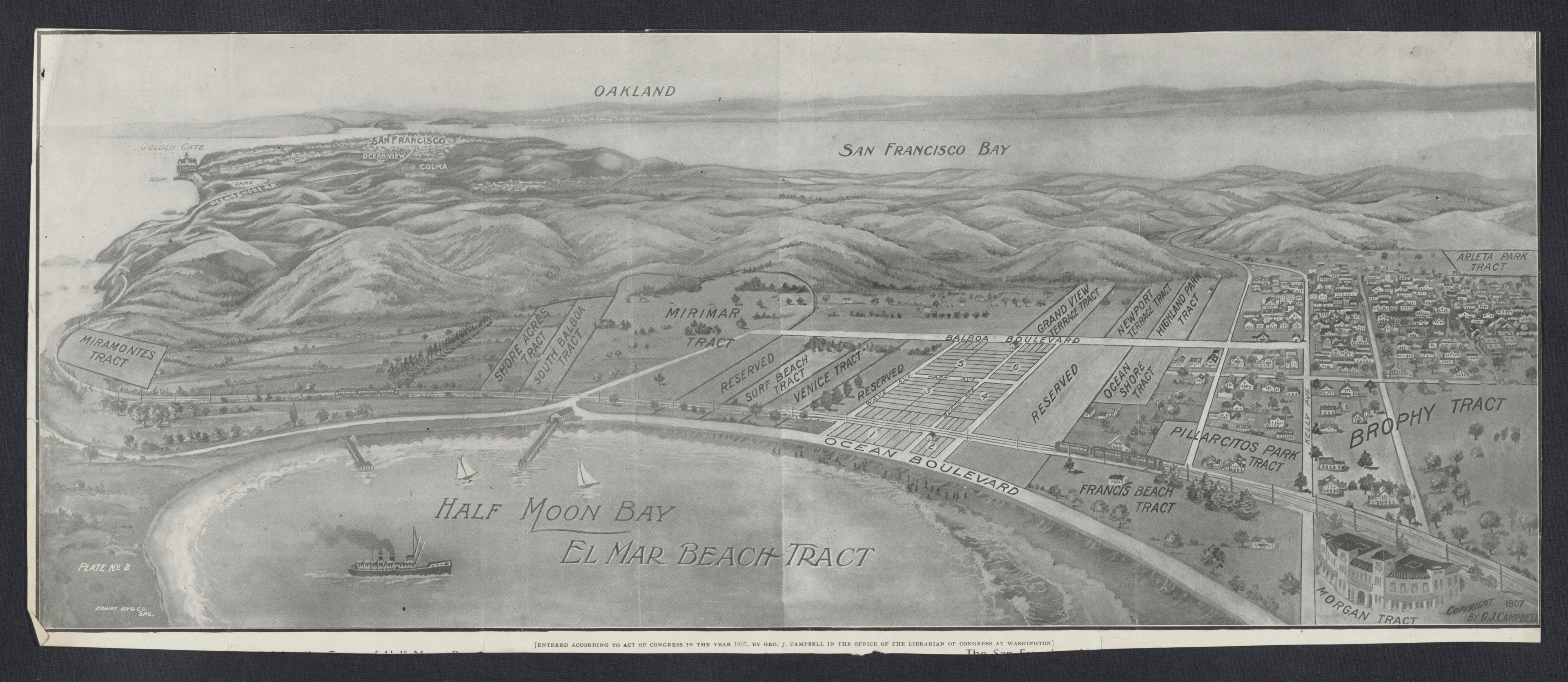 CA Drawer 99, Folder 06, Item 02 (Front) from Maps of California--regions E-H 1800 by Relic Map Company
