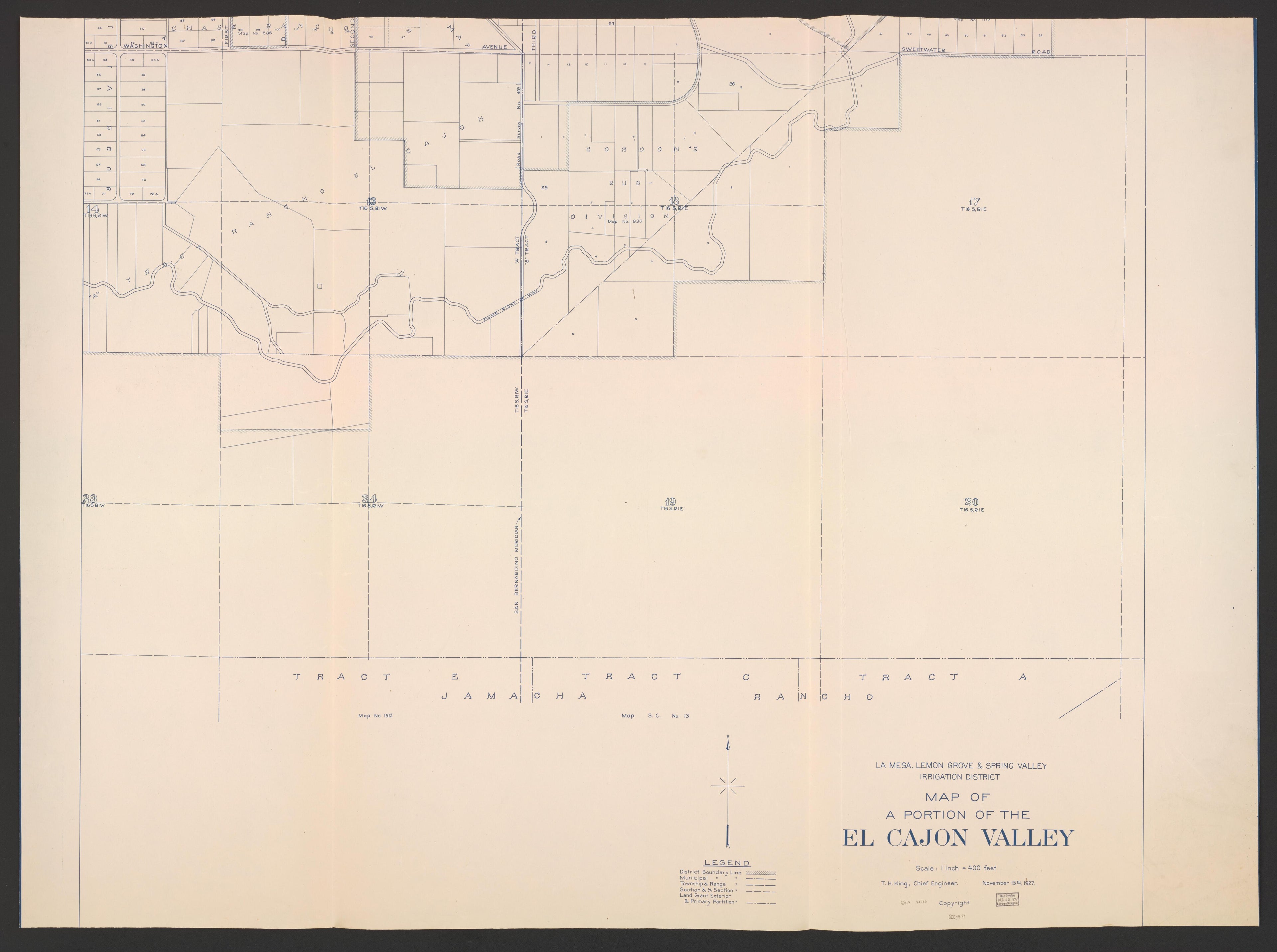 CA Drawer 99, Folder 03, Item 01 from Maps of California--regions E-H 1800 by Relic Map Company