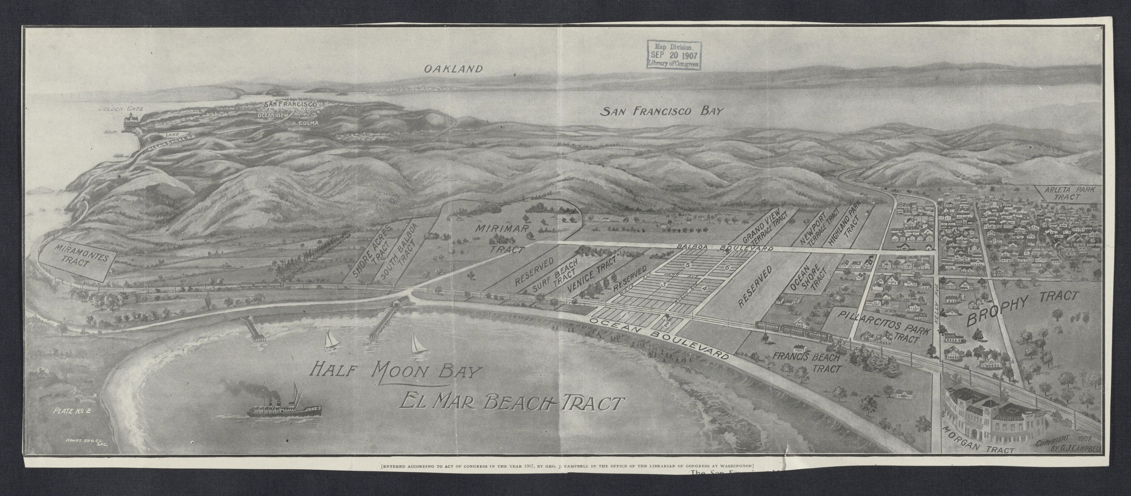 CA Drawer 99, Folder 06, Item 03 (Front) from Maps of California--regions E-H 1800 by Relic Map Company