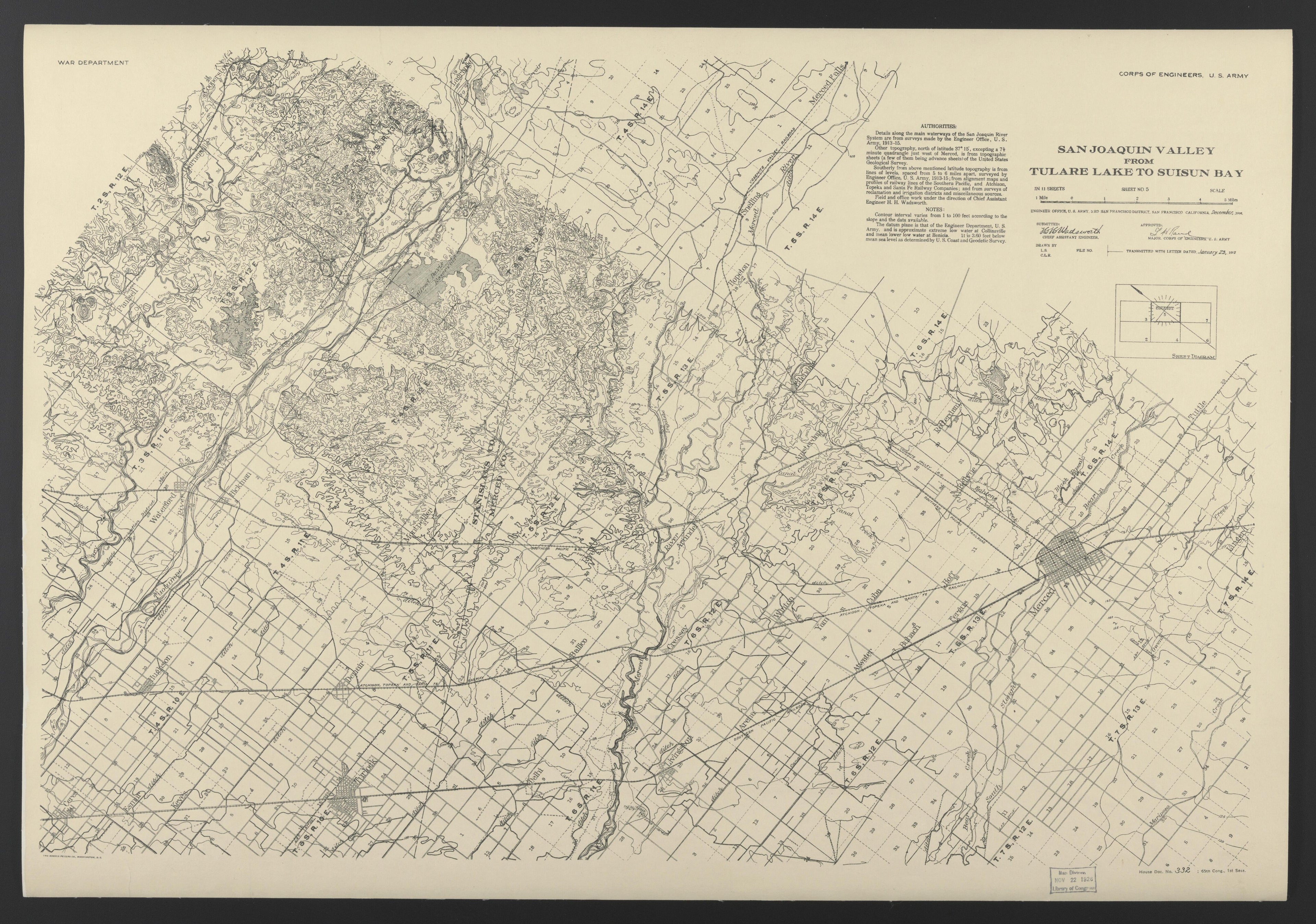 CA Drawer 115, Folder 15, Item 06 from Maps of California--regions San Jacinto-San M 1800 by Relic Map Company