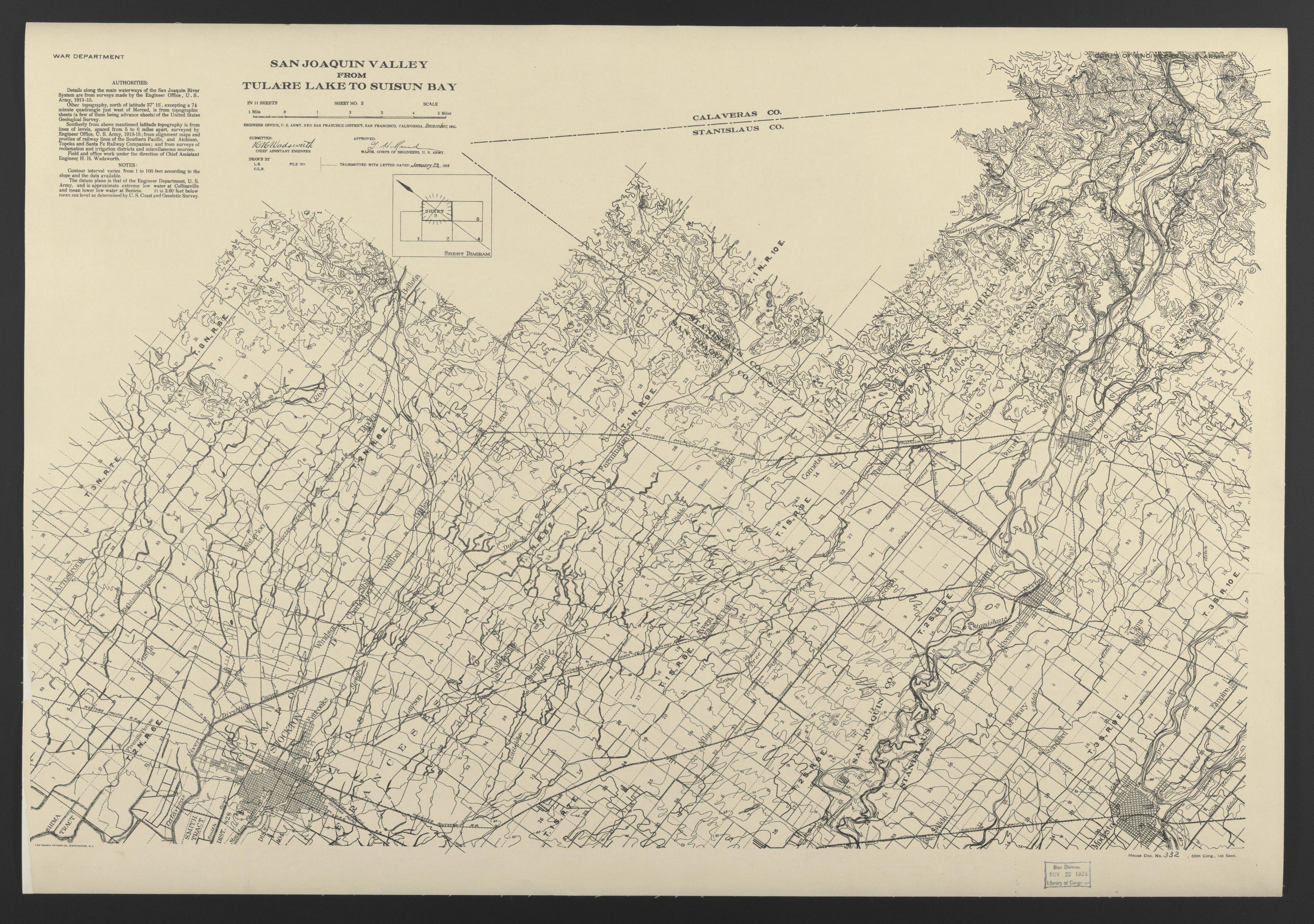 CA Drawer 115, Folder 15, Item 04 from Maps of California--regions San Jacinto-San M 1800 by Relic Map Company