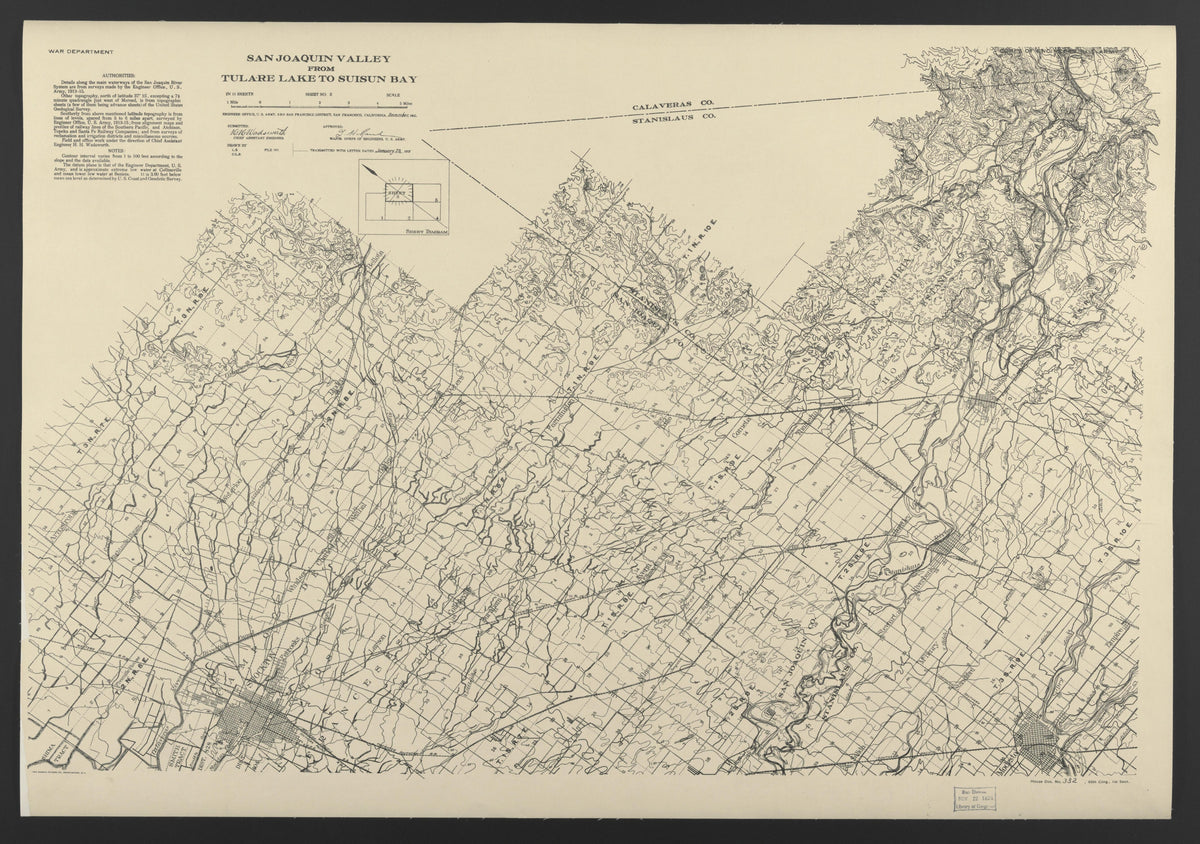 CA Drawer 115, Folder 15, Item 04 from Maps of California--regions San Jacinto-San M 1800 by Relic Map Company
