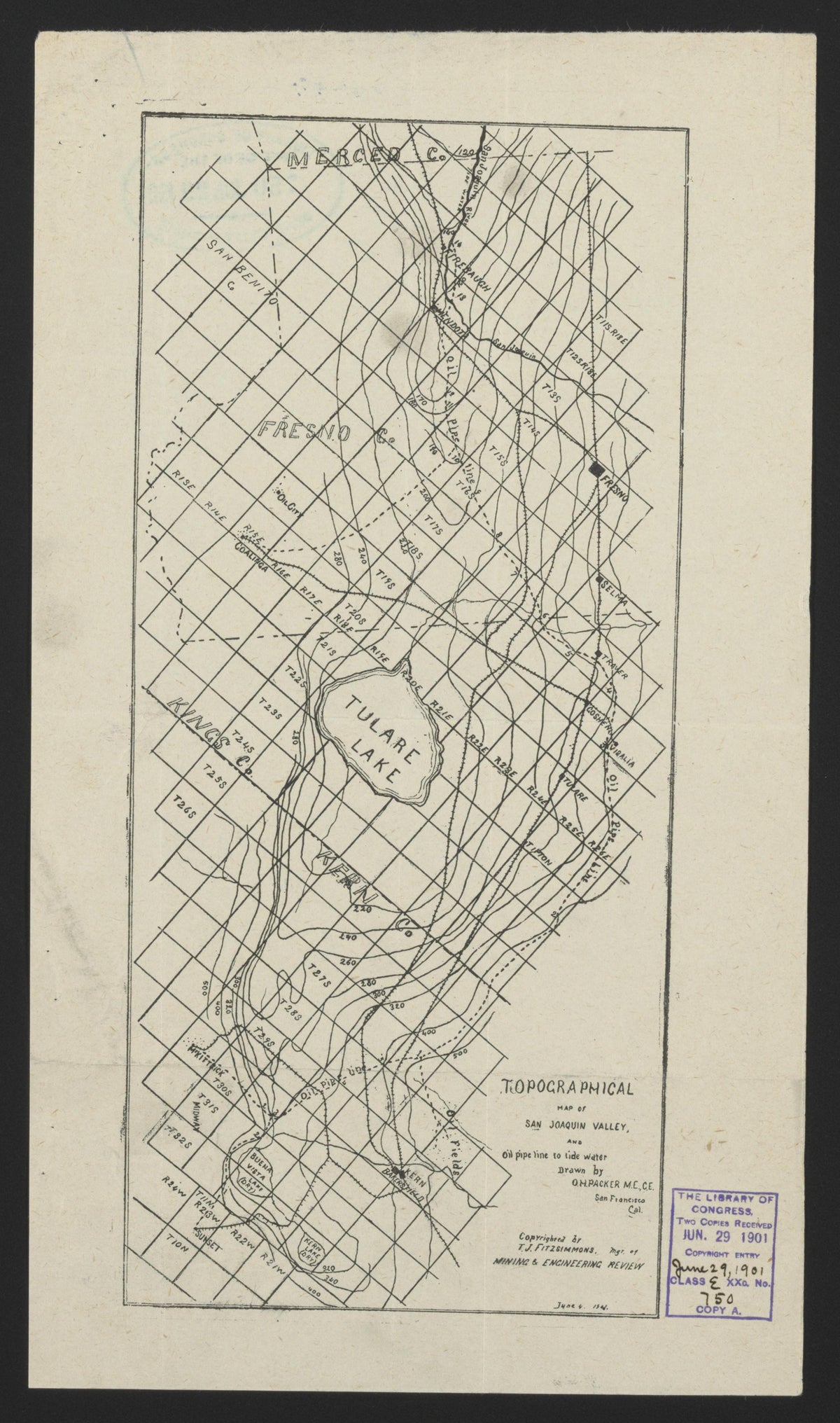 CA Drawer 115, Folder 14, Item 02 from Maps of California--regions San Jacinto-San M 1800 by Relic Map Company