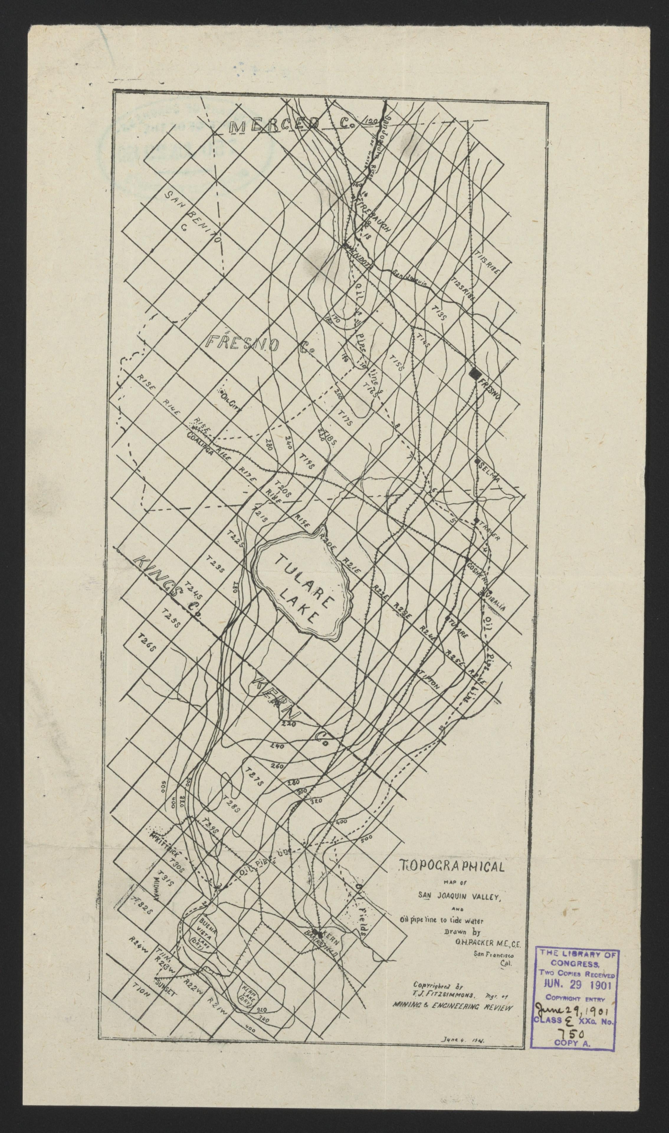 CA Drawer 115, Folder 14, Item 02 from Maps of California--regions San Jacinto-San M 1800 by Relic Map Company