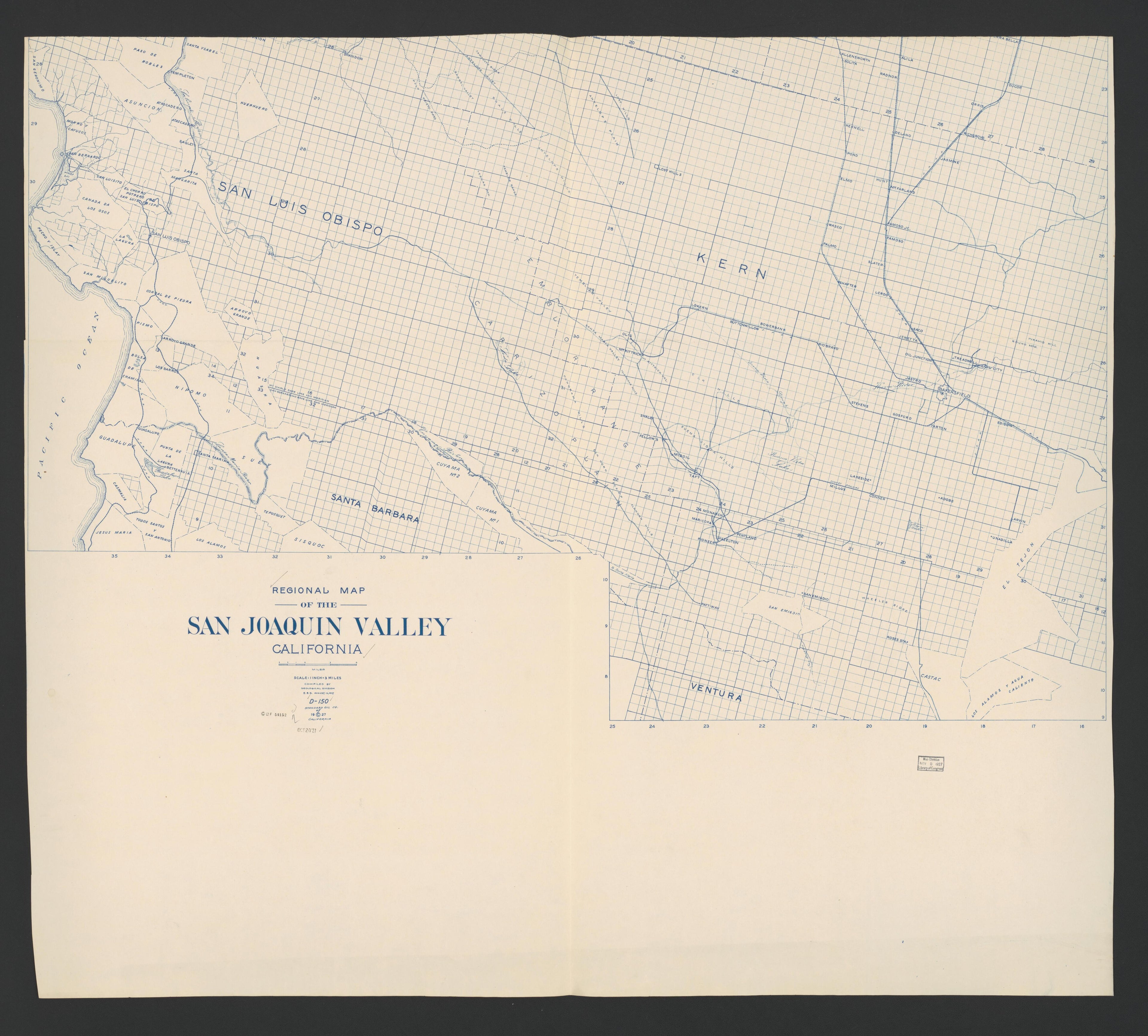 CA Drawer 115, Folder 20, Item 03 from Maps of California--regions San Jacinto-San M 1800 by Relic Map Company