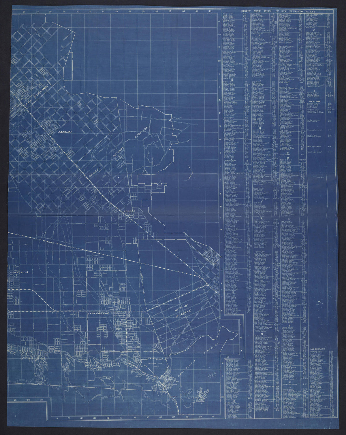 CA Drawer 108, Folder 13, Item 01 from Maps of California--regions Sand-San Fernando Valley 1850-1940 1800 by Relic Map Company