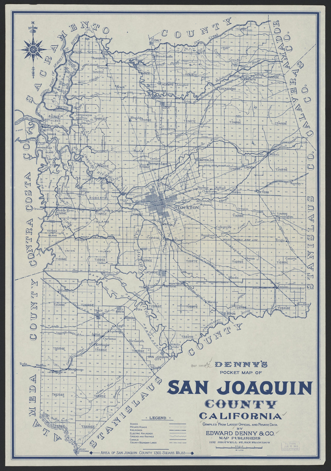This old map of California, San Joaquin County, was created by in 1850