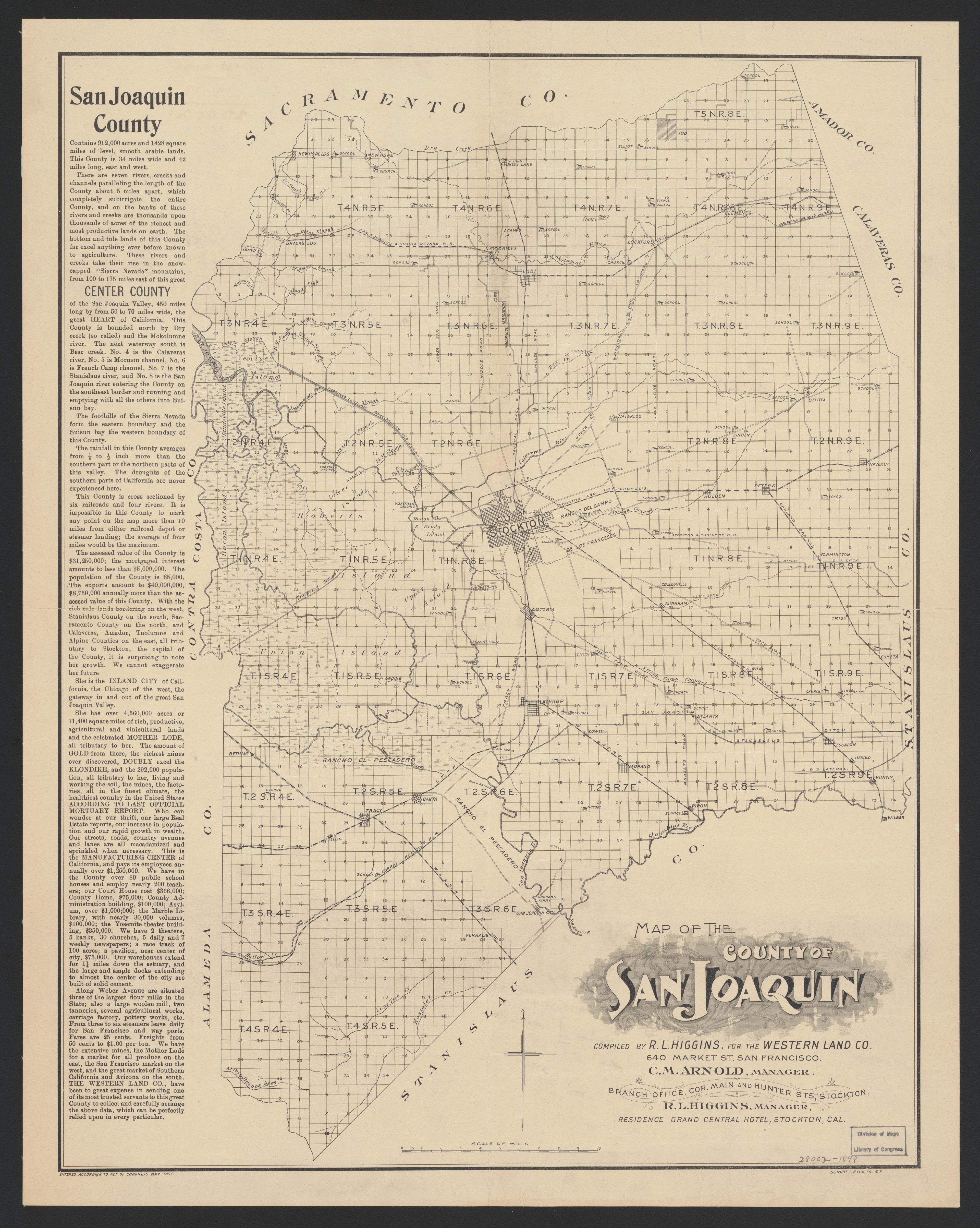 This old map of California, San Joaquin County, was created by in 1850