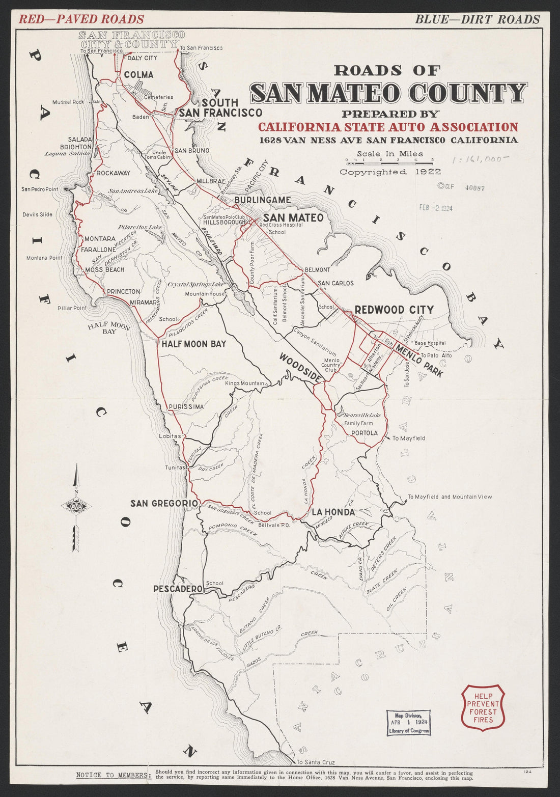 This old map of California, San Mateo County, was created by in 1856