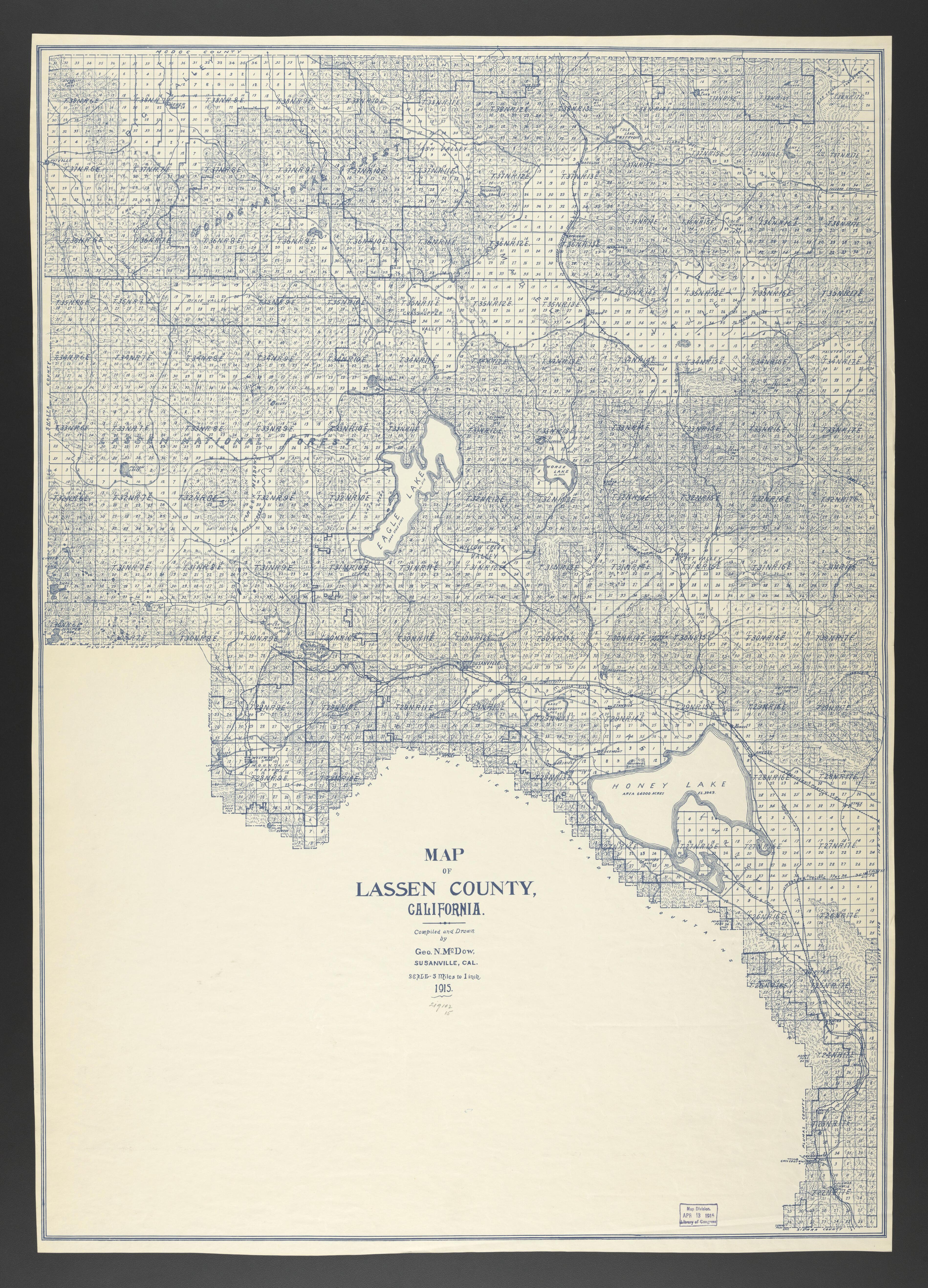 CA Drawer 149, Folder 19, Item 01 from Maps of California--counties Lake-Lassen to 1937 1861 by Relic Map Company