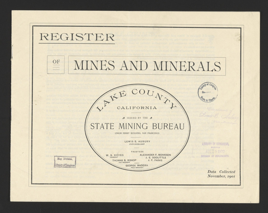 This old map of California, Lake County, Lassen County, was created by in 1861