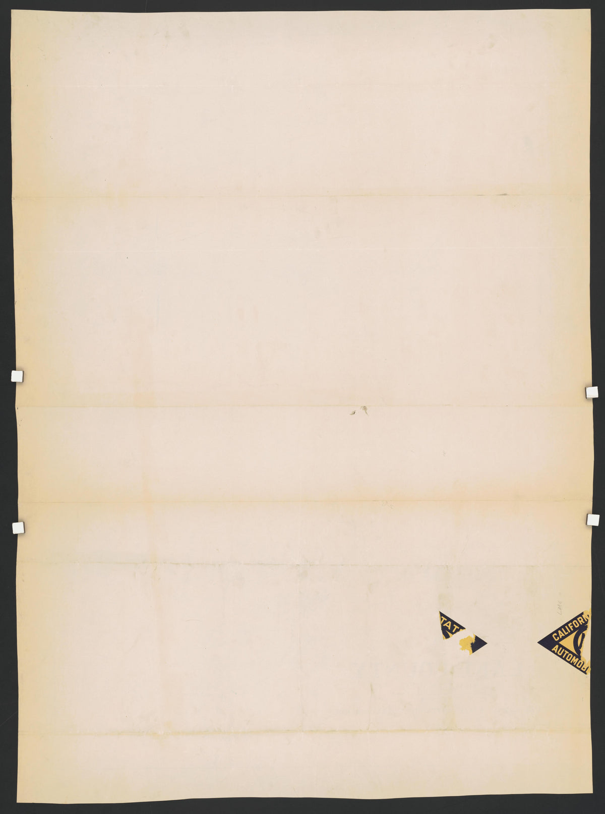 CA Drawer 149, Folder 05, Item 01 (Back) from Maps of California--counties Lake-Lassen to 1937 1861 by Relic Map Company