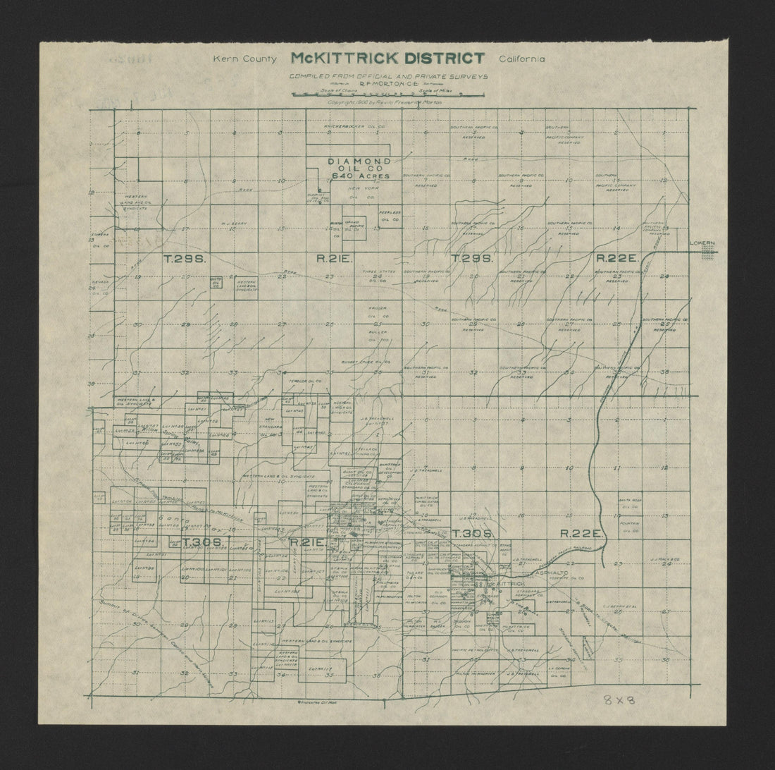 This old map of California, Inyo County, Kern County, was created by in 1866