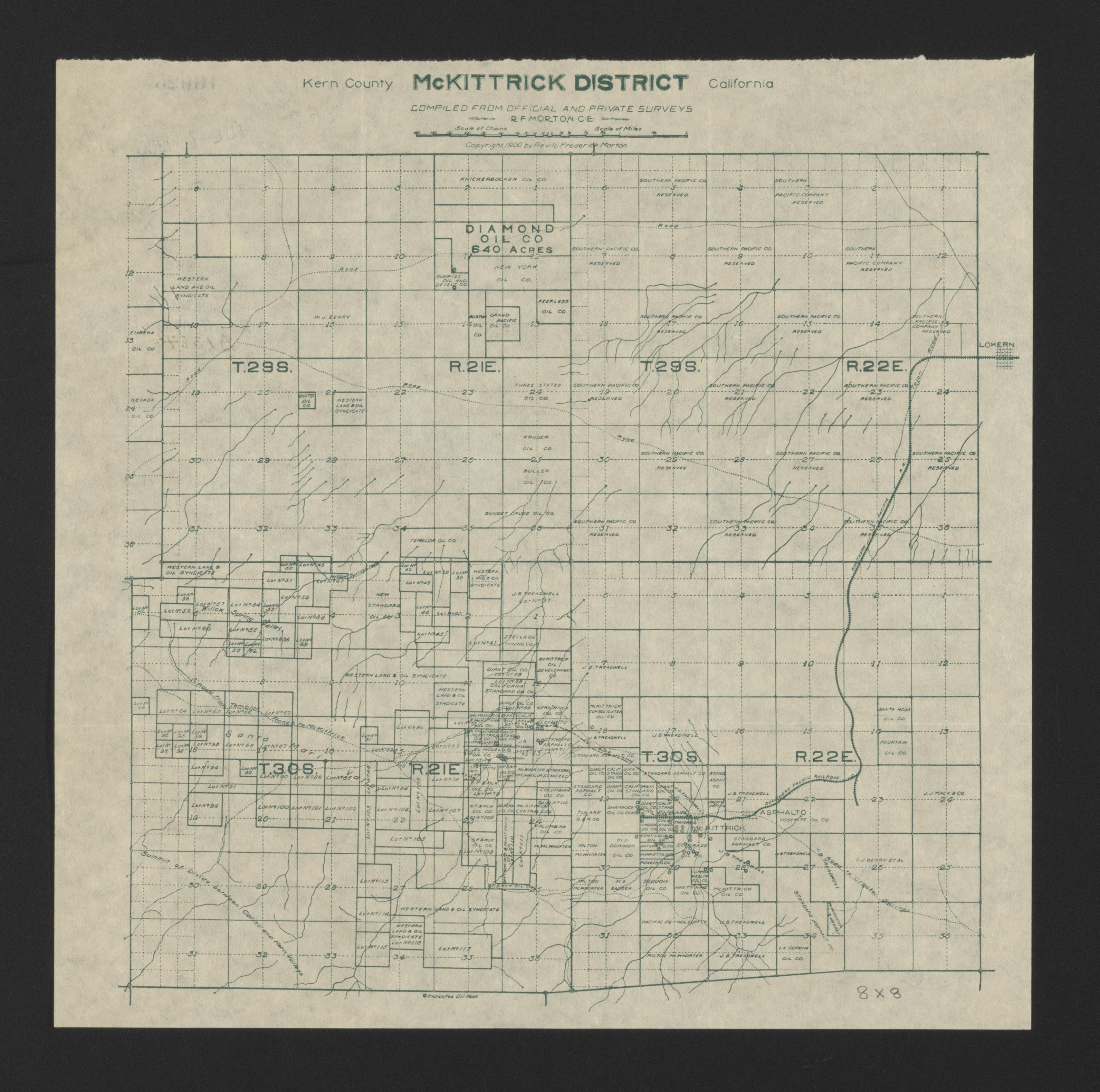 This old map of California, Inyo County, Kern County, was created by in 1866