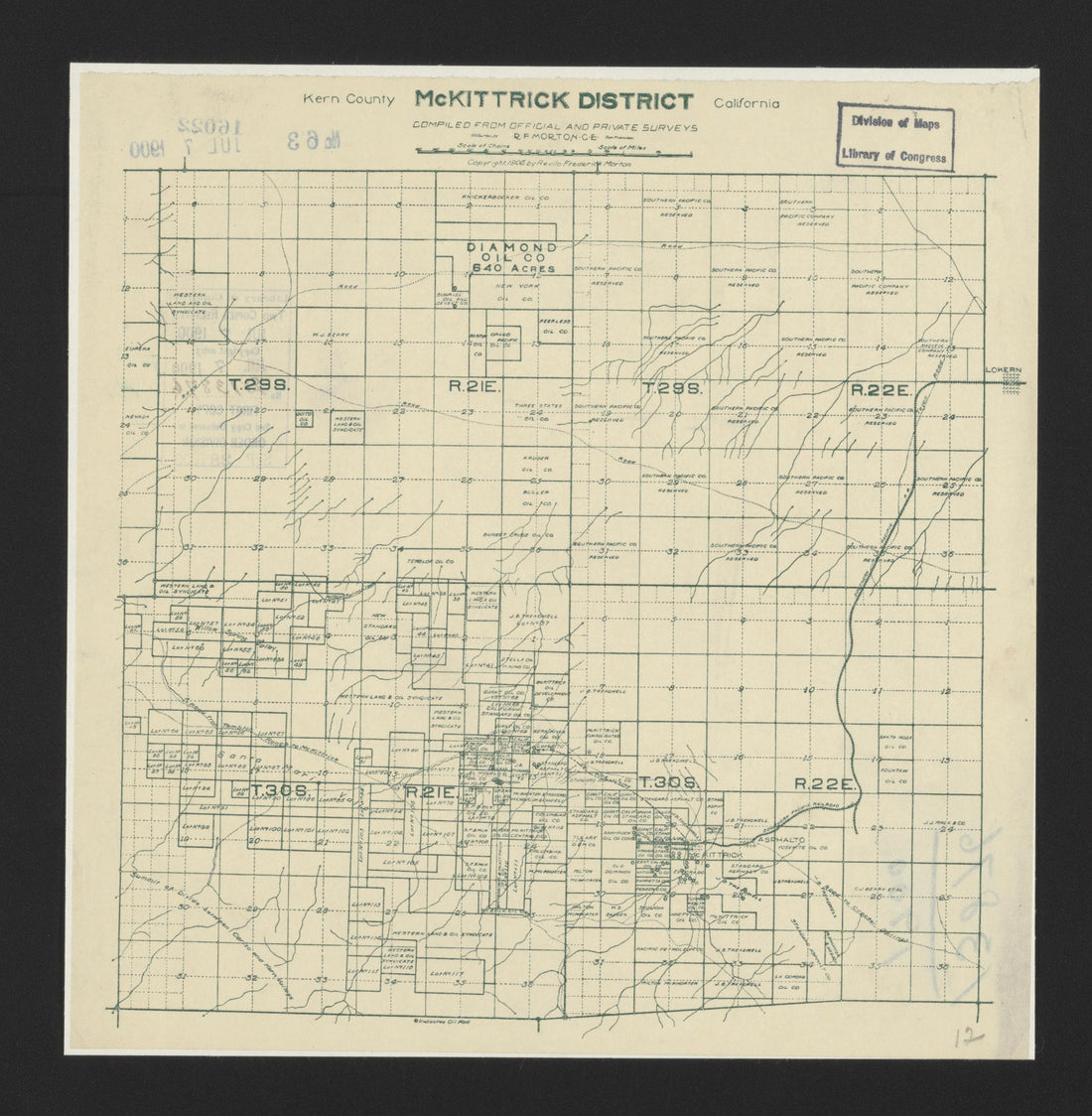 This old map of California, Inyo County, Kern County, was created by in 1866