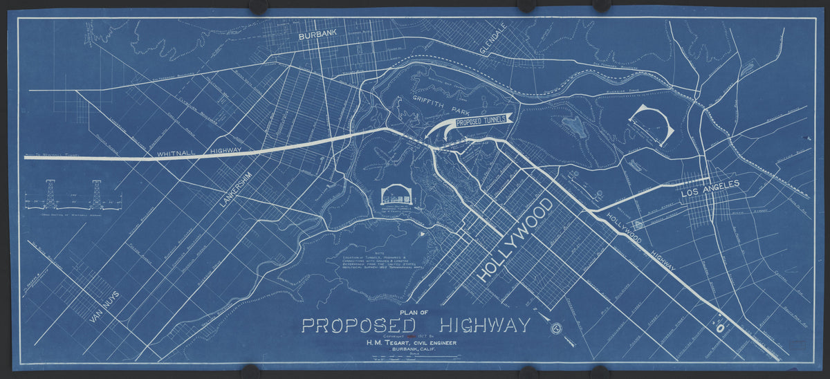 CA Drawer 153, Folder 17, Item 01 from Maps of California--counties Los Angeles 1923-1929 by Relic Map Company