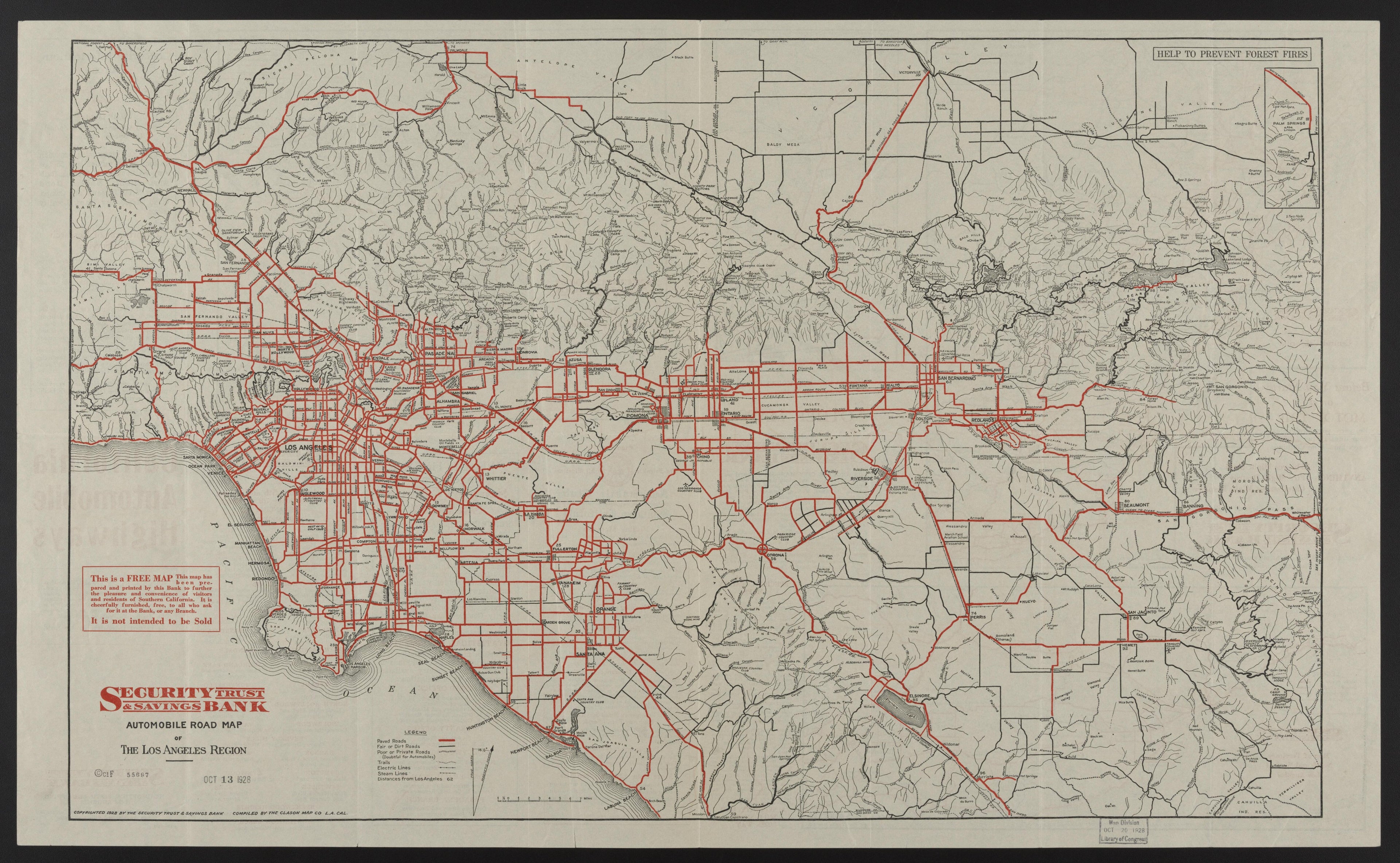 CA Drawer 153, Folder 21, Item 01 (Front) from Maps of California--counties Los Angeles 1923-1929 by Relic Map Company