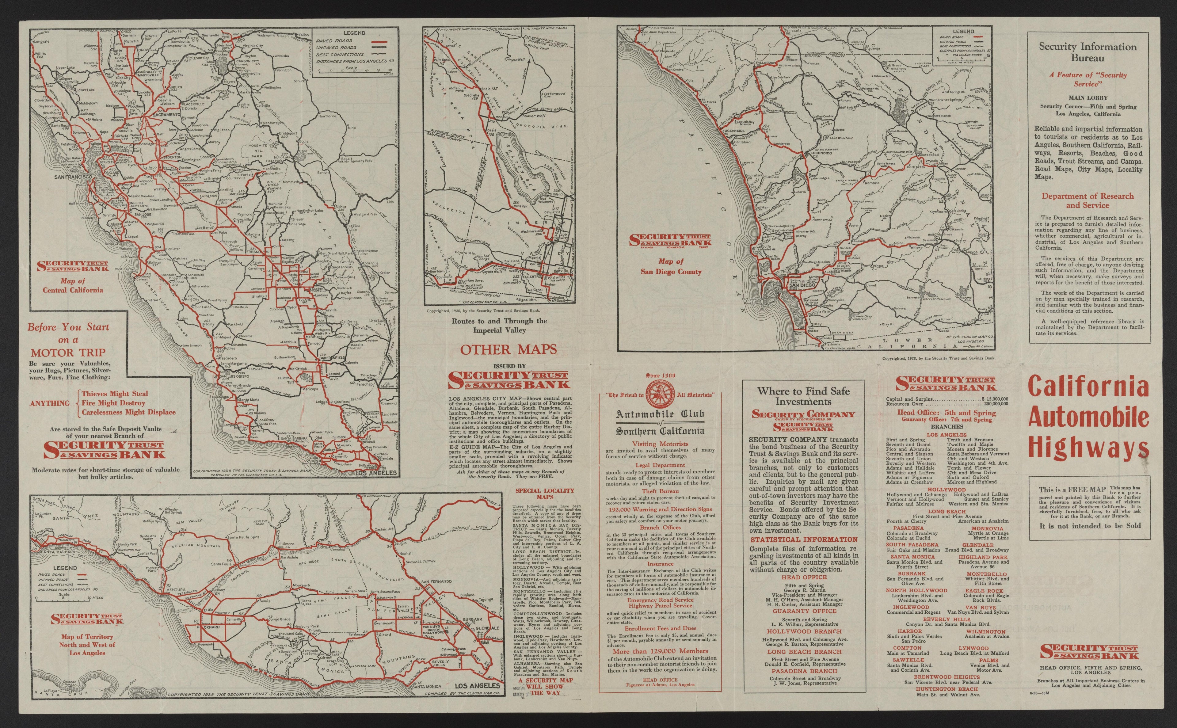 CA Drawer 153, Folder 21, Item 01 (Back) from Maps of California--counties Los Angeles 1923-1929 by Relic Map Company