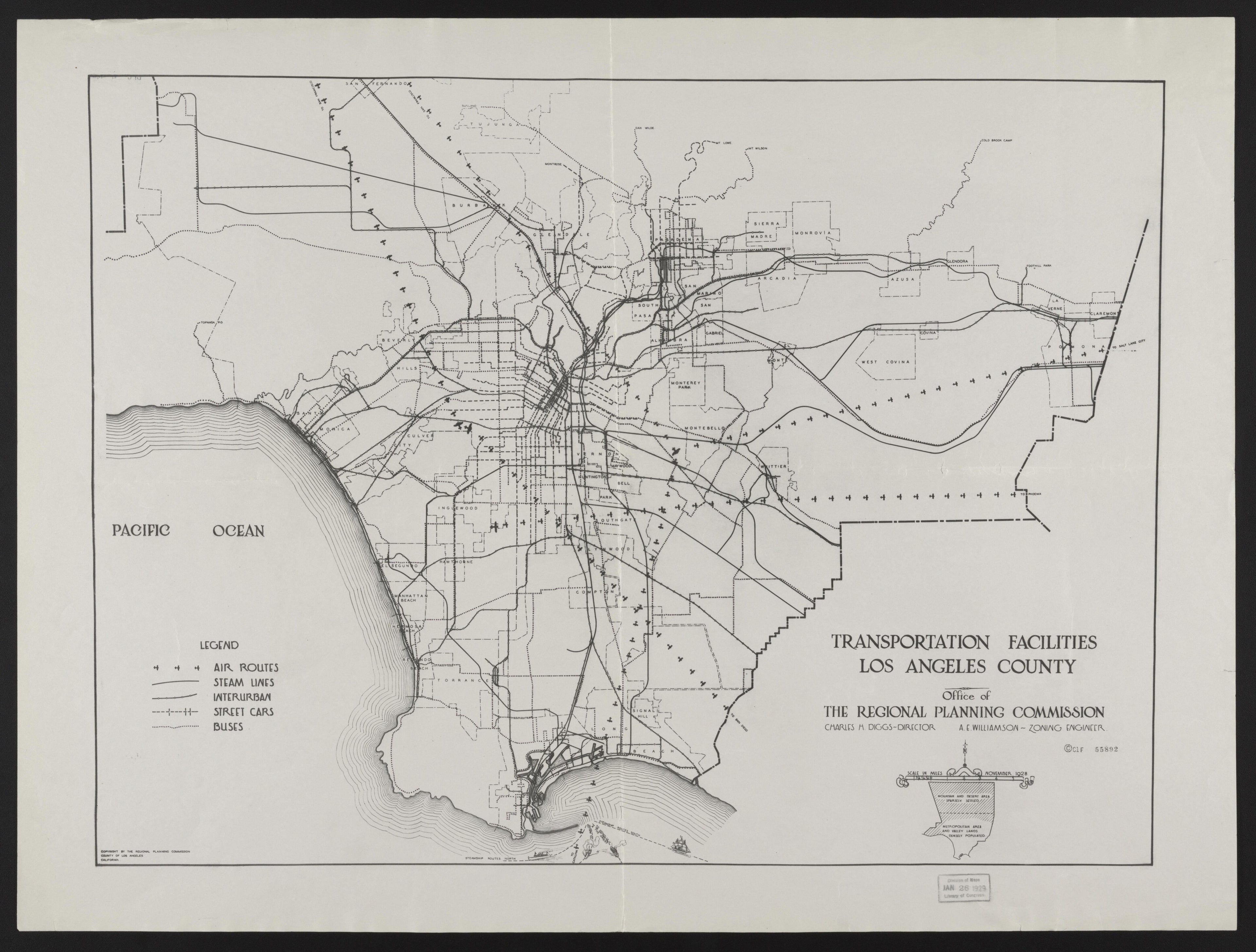 CA Drawer 153, Folder 20, Item 01 from Maps of California--counties Los Angeles 1923-1929 by Relic Map Company