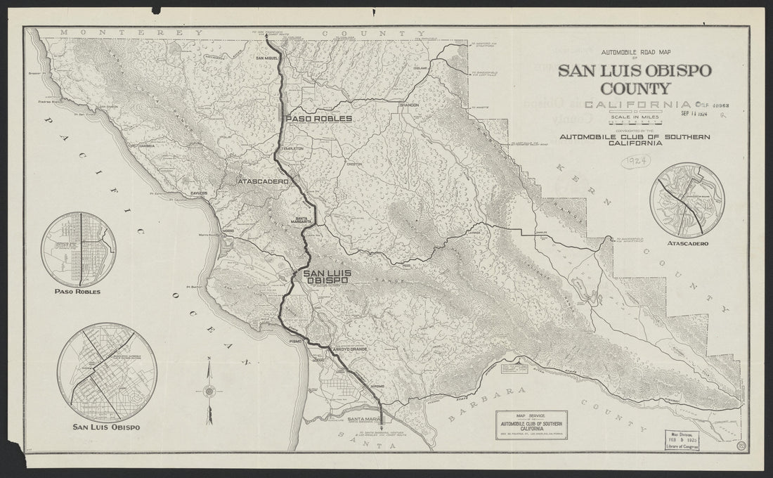 This old map of California, San Luis Obispo County, was created by in 1850