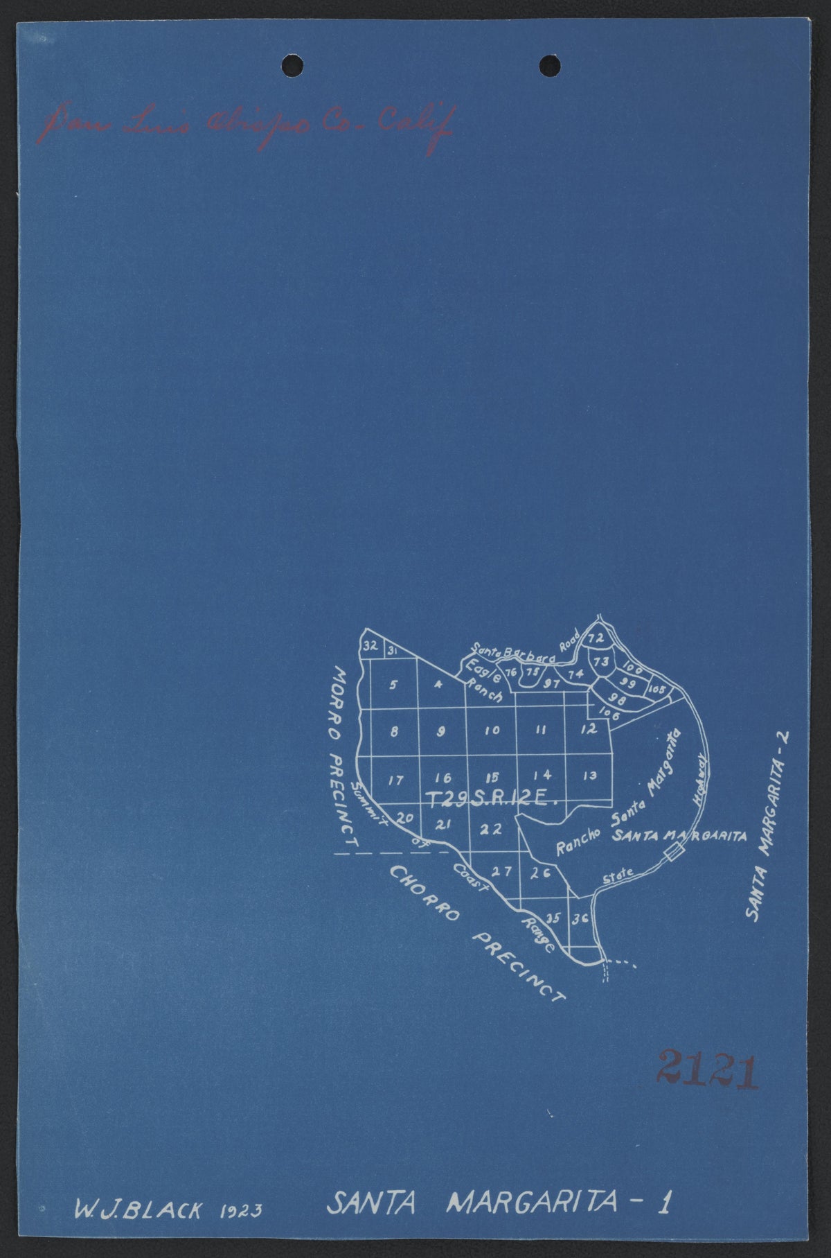 CA Drawer 190, Folder 10, Item 02 from Maps of California--counties San Luis Obispo to 1938 1850 by Relic Map Company