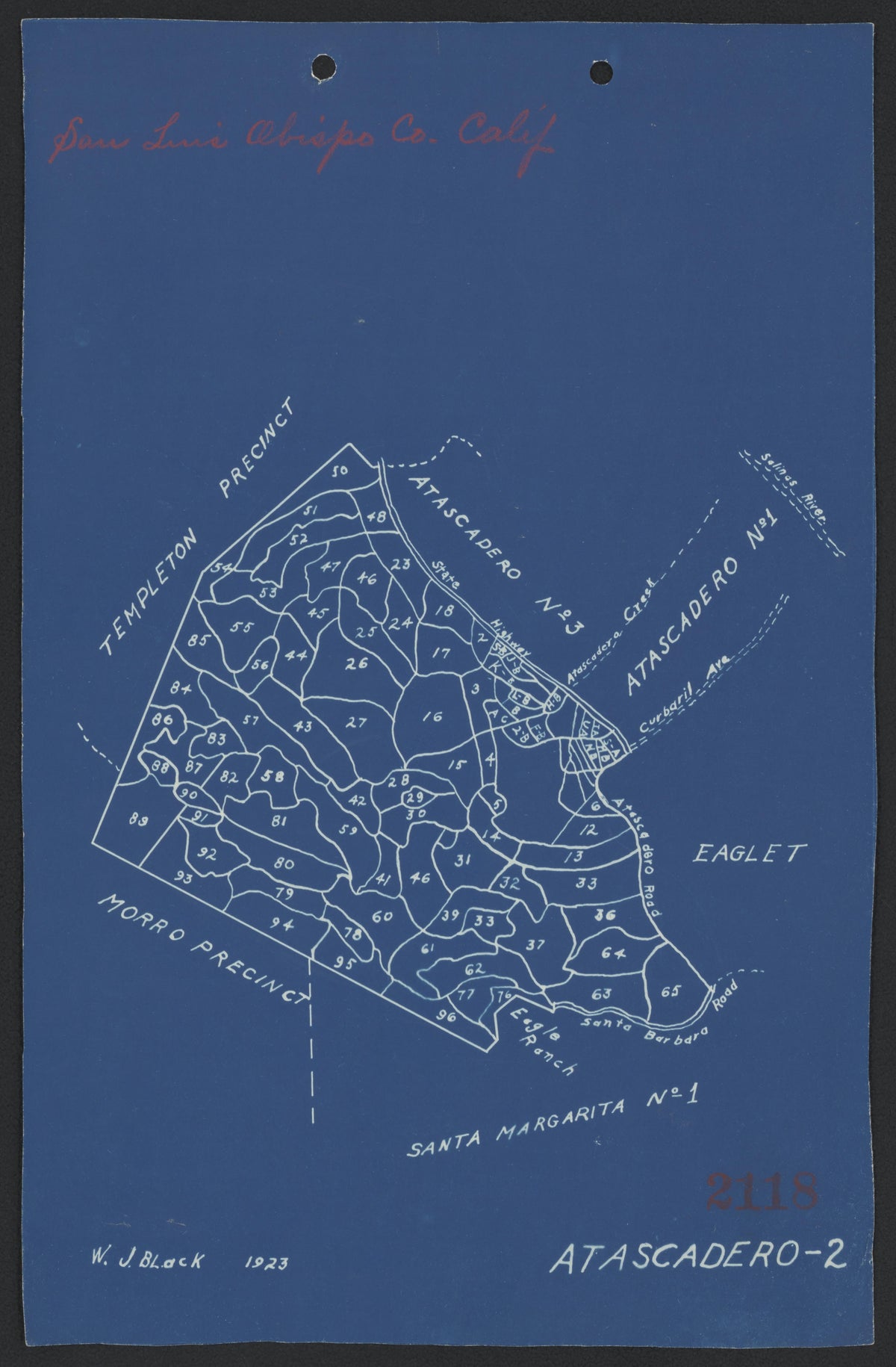 CA Drawer 190, Folder 10, Item 04 from Maps of California--counties San Luis Obispo to 1938 1850 by Relic Map Company